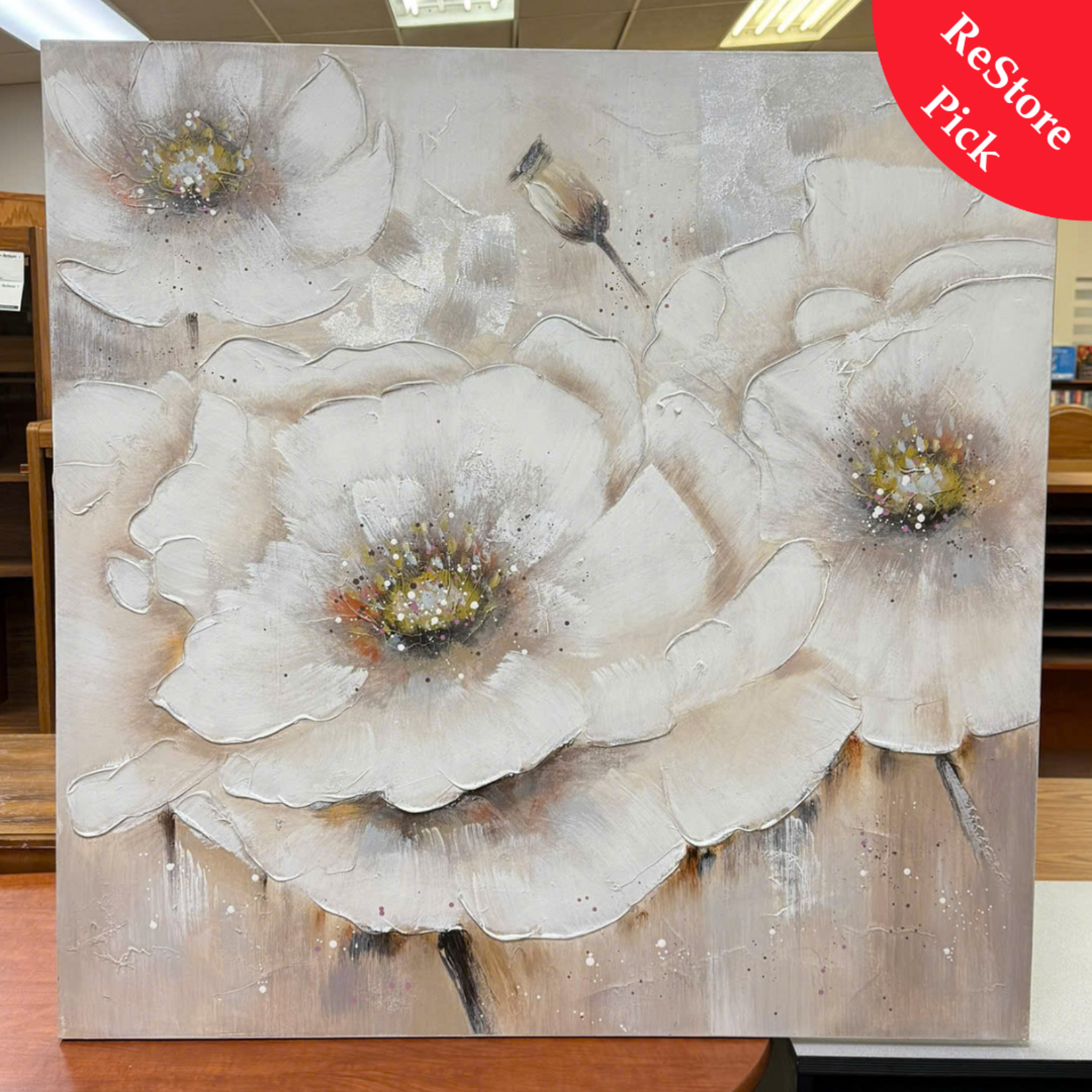 White Flower Painting
