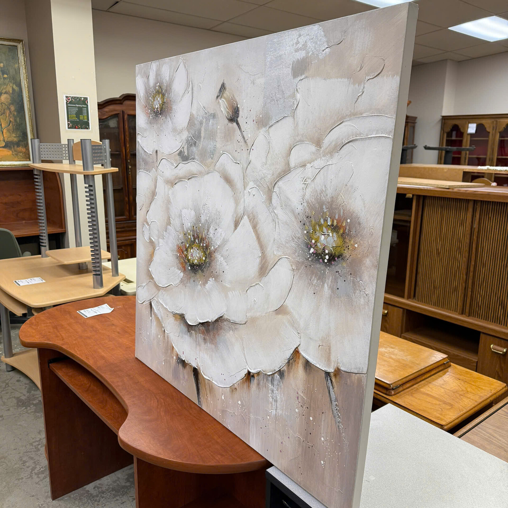 White Flower Painting