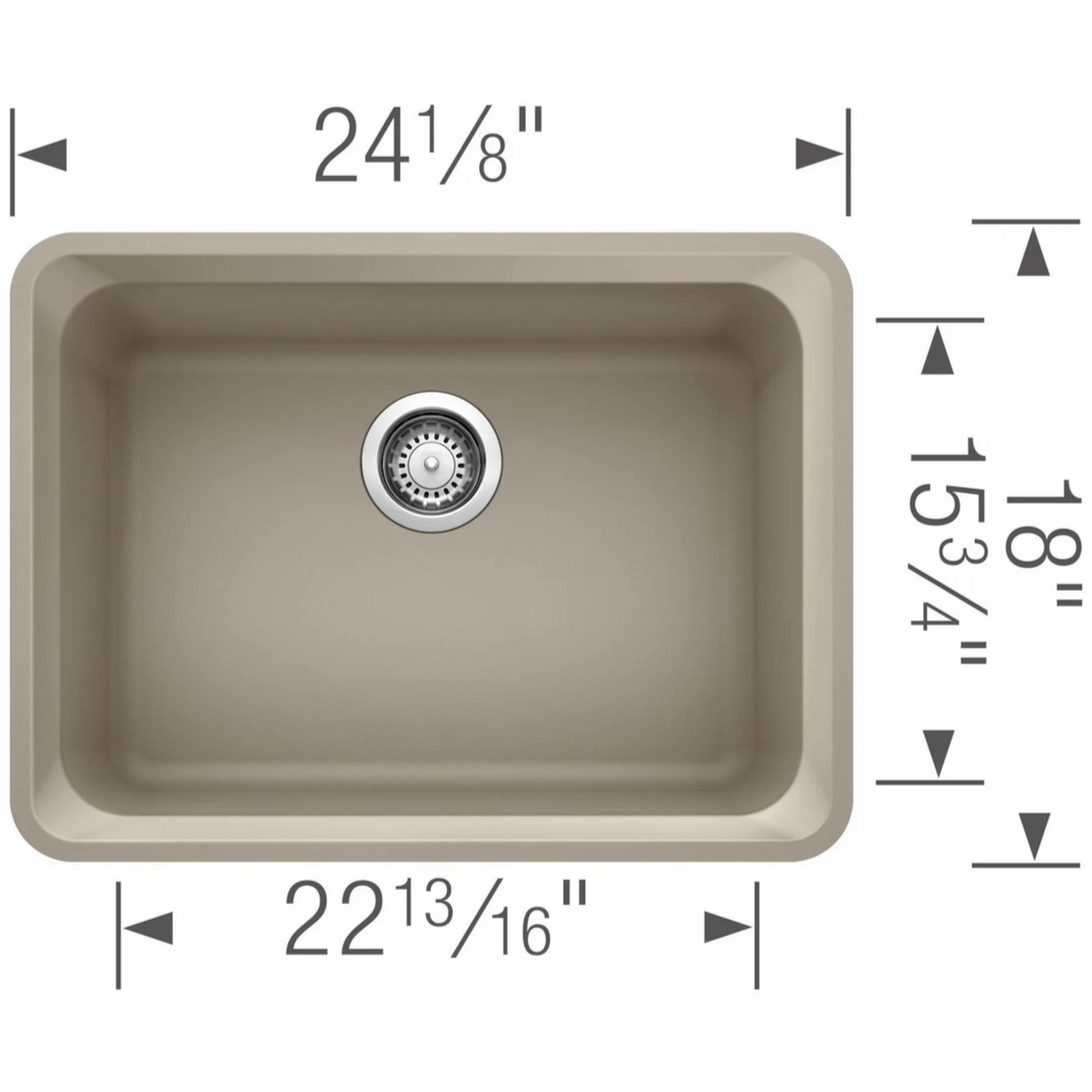 Undermount Silgranit Sink Truffle