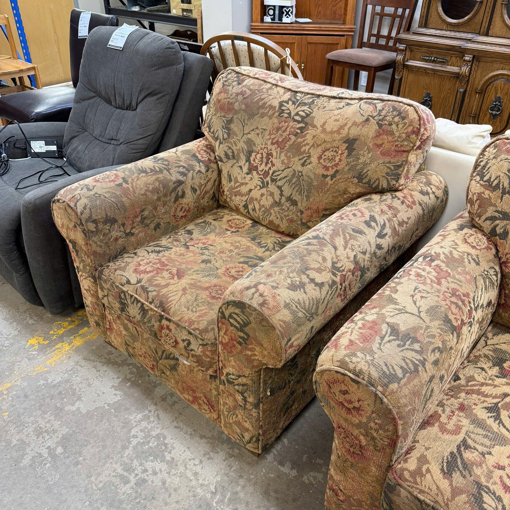 Floral Patterned Chair