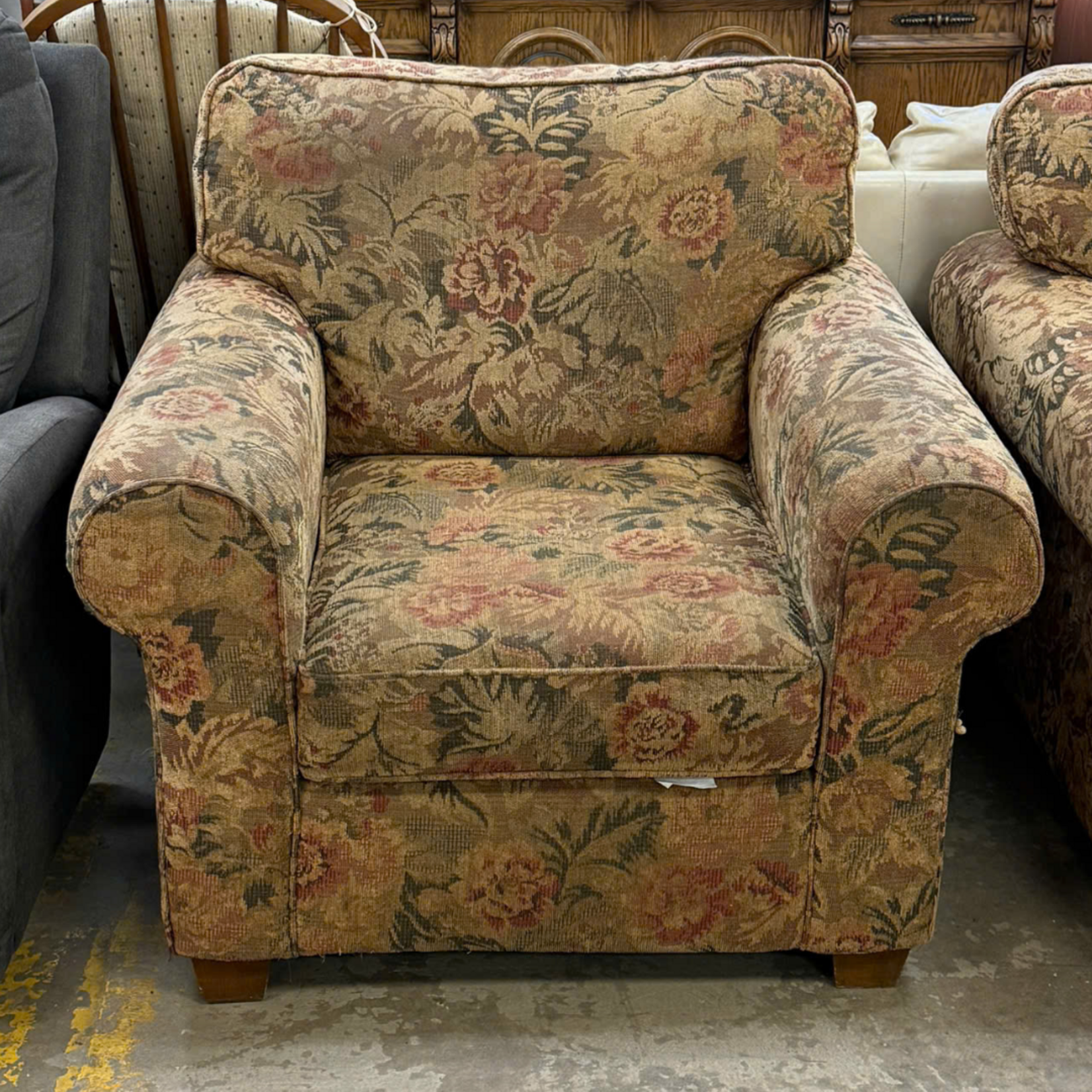 Floral Patterned Chair