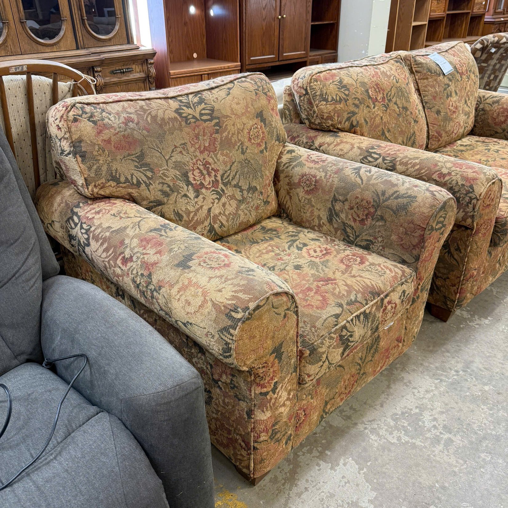 Floral Patterned Chair