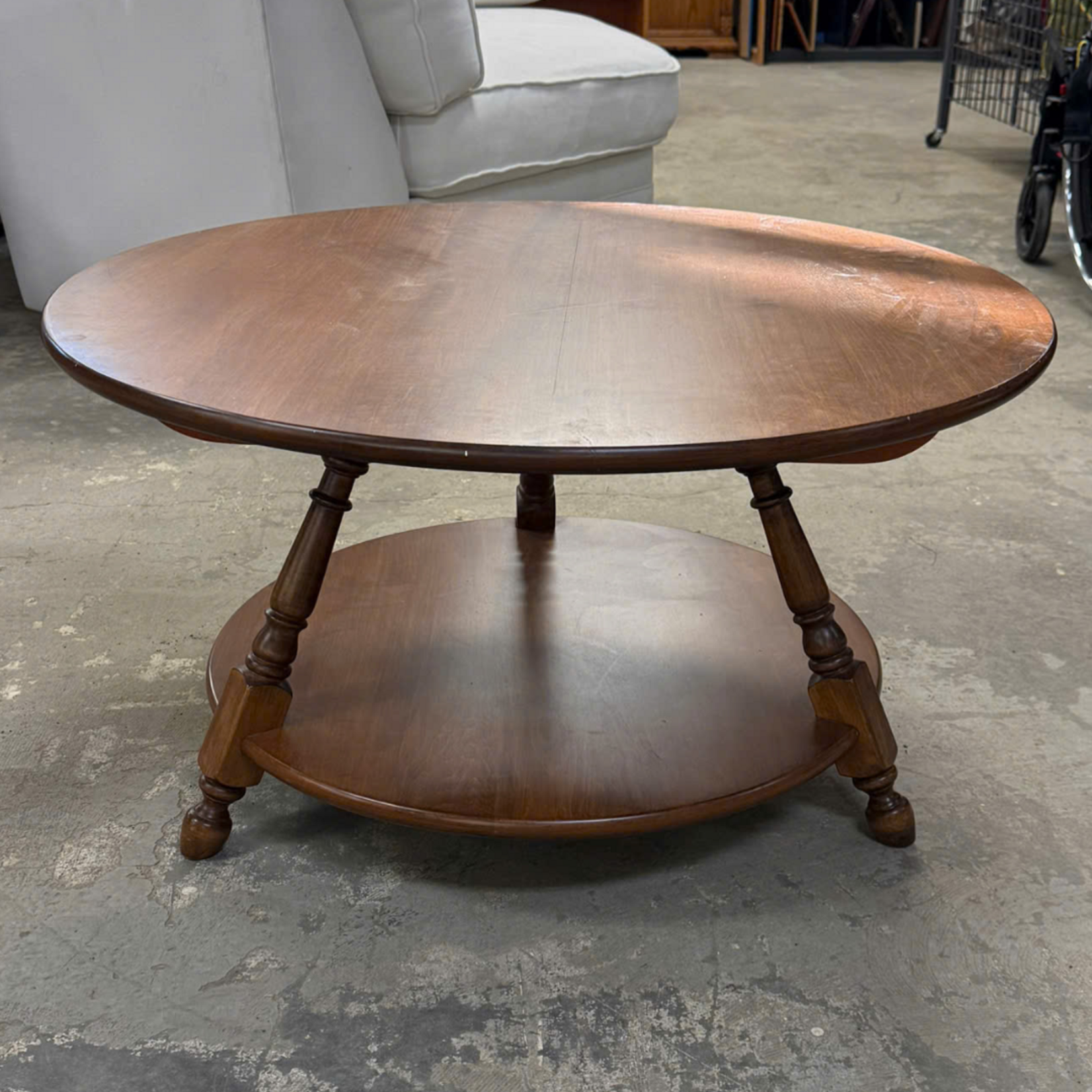 Spinning Wooden Table