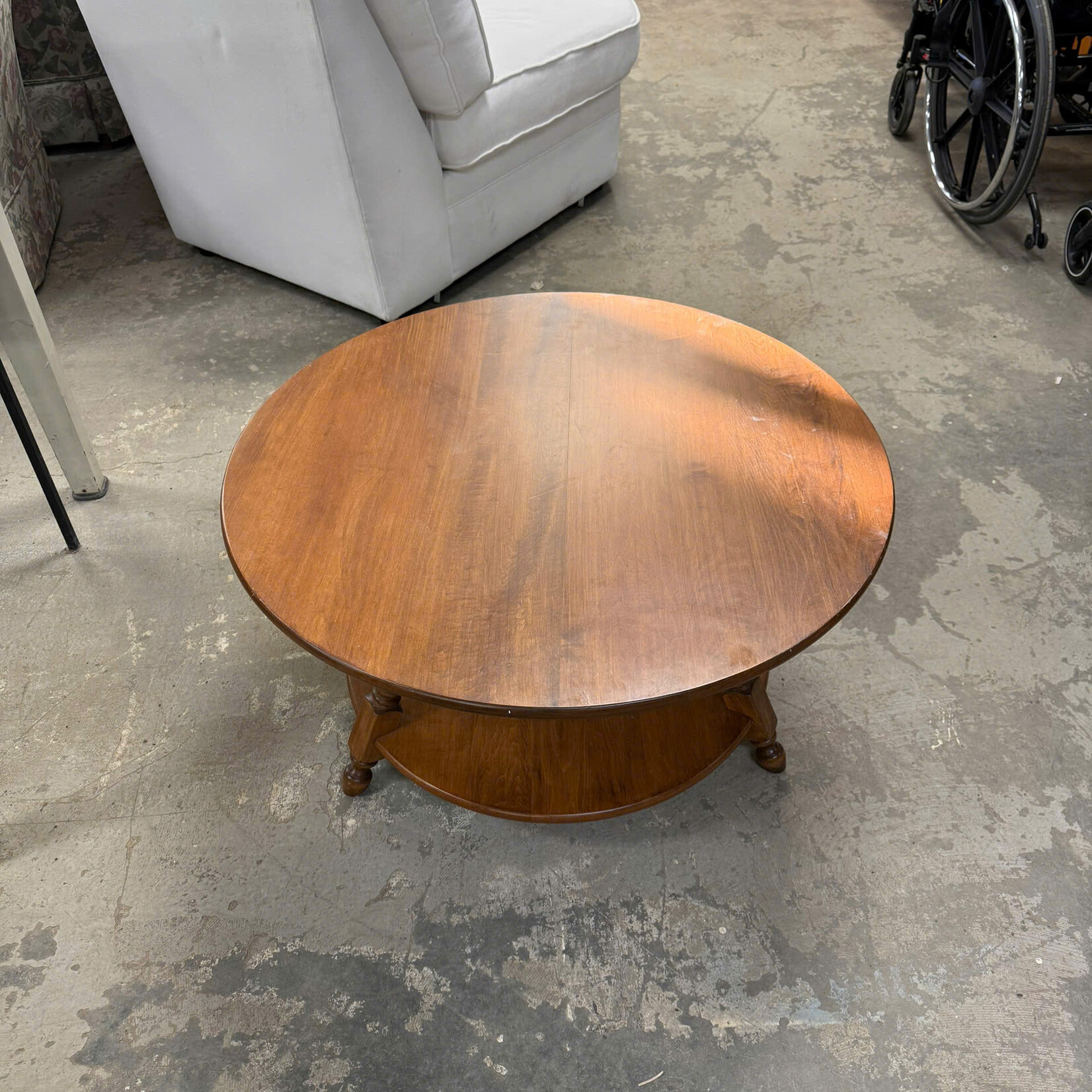 Spinning Wooden Table