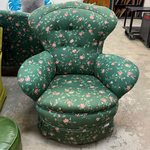 Floral Green Chair