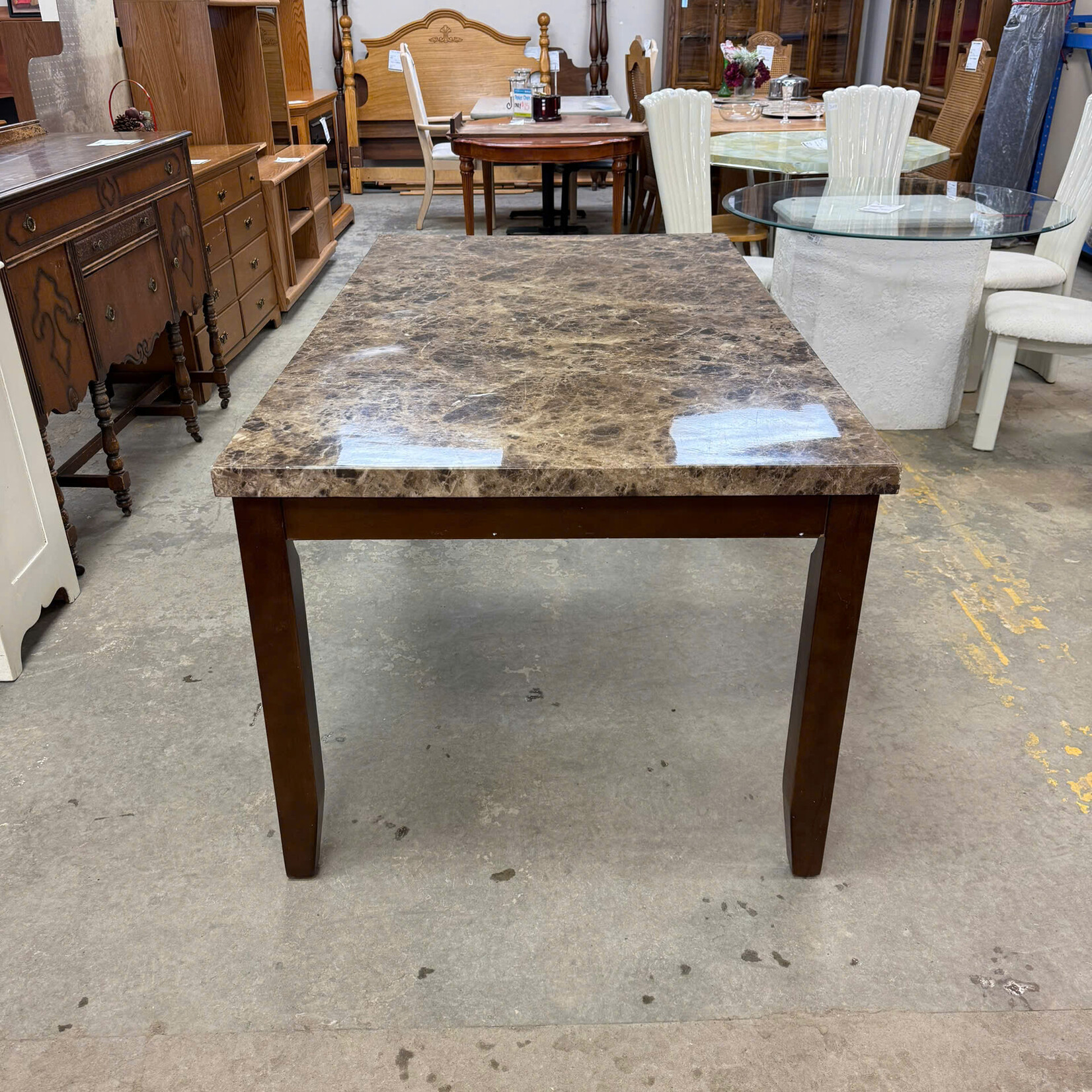 Faux Marble Top Table