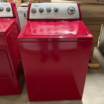 Red Whirlpool Washer