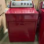 Red Whirlpool Dryer