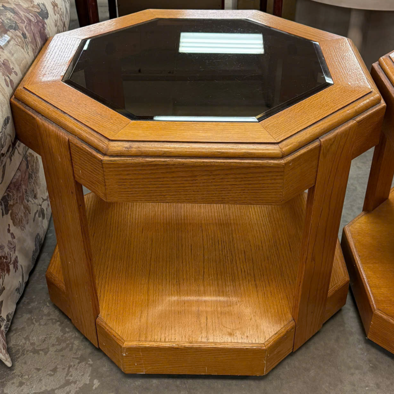 Octagon End Table