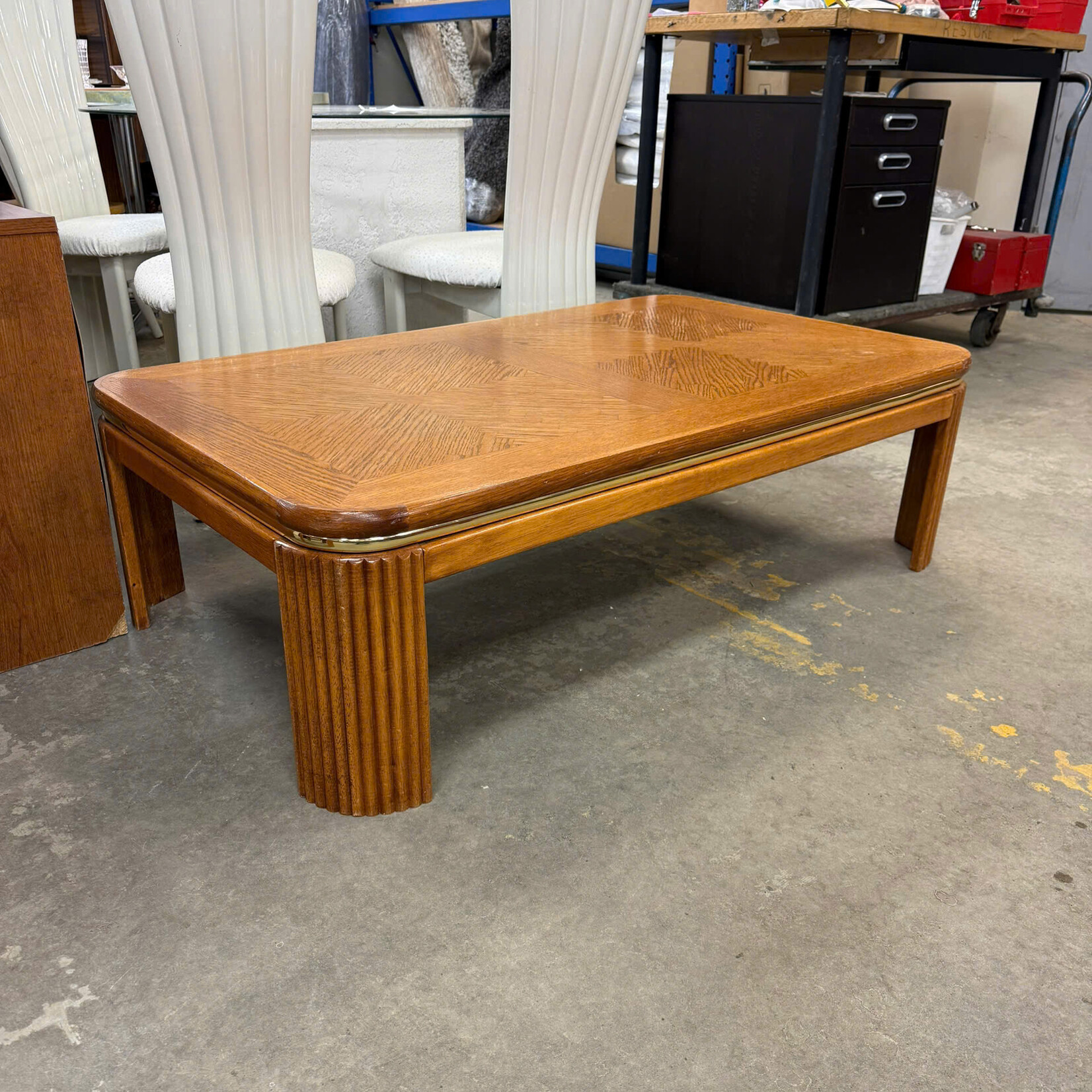 Oak Coffee Table 30"X50"