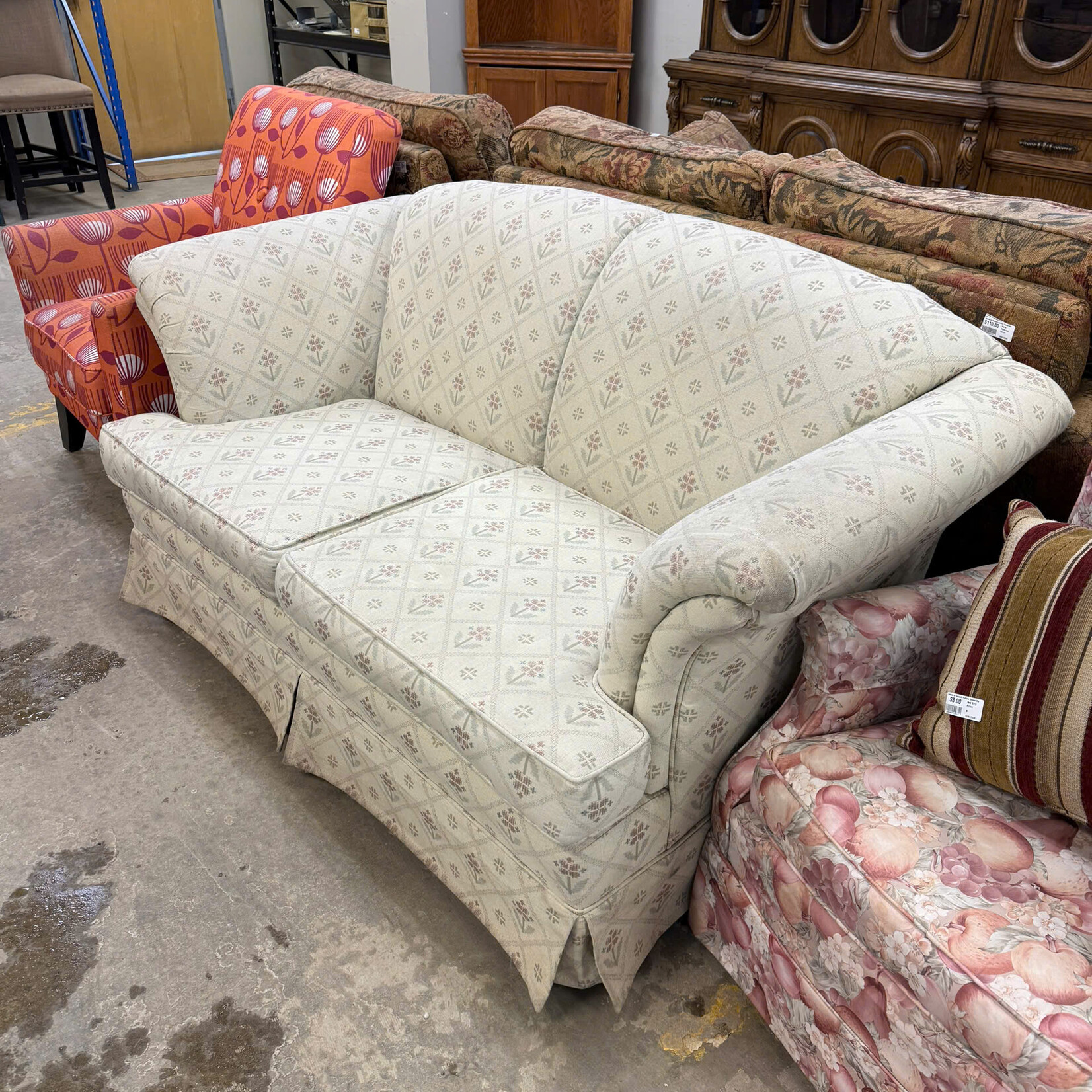 Floral Pattern Couch