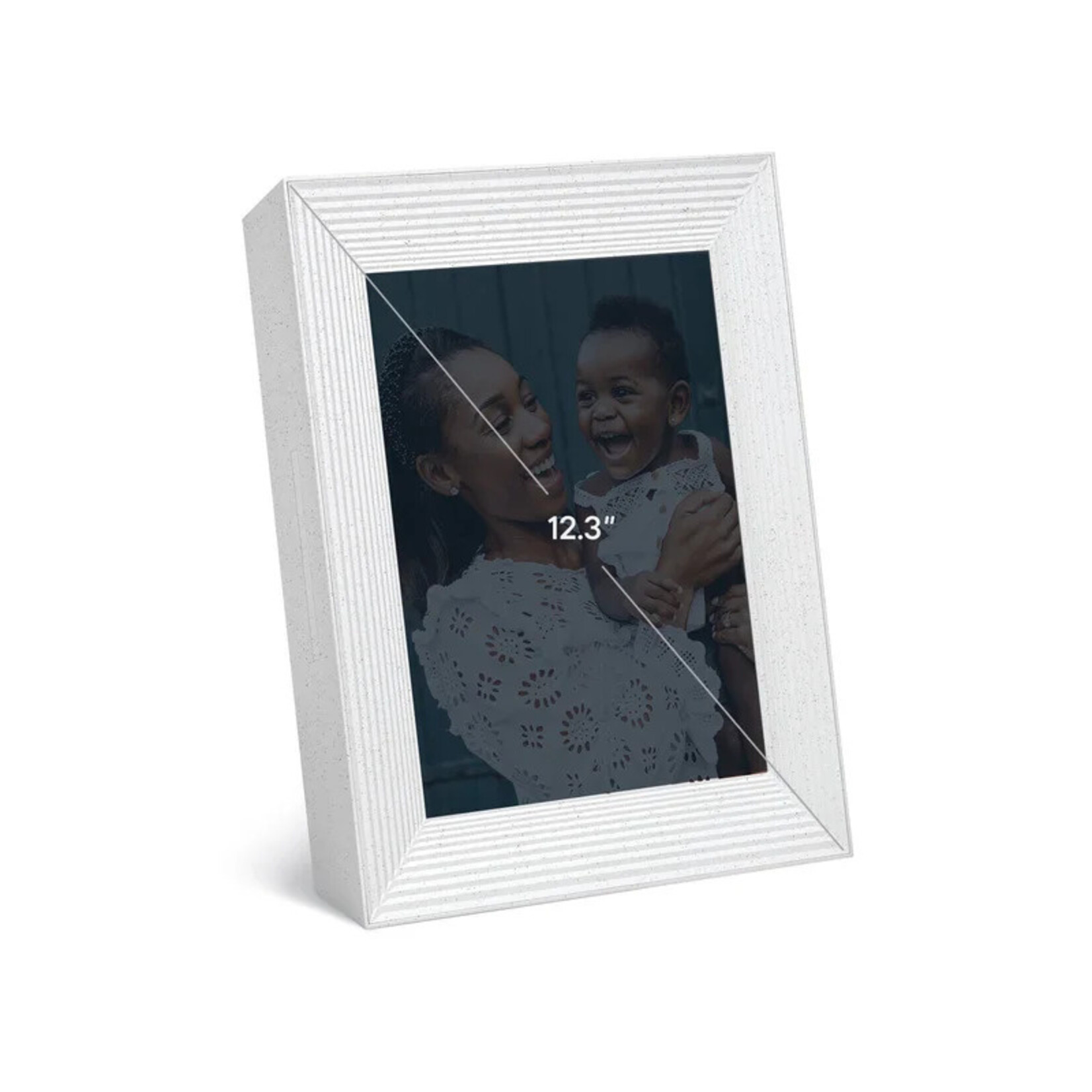 Aura Mason Digital Frame White