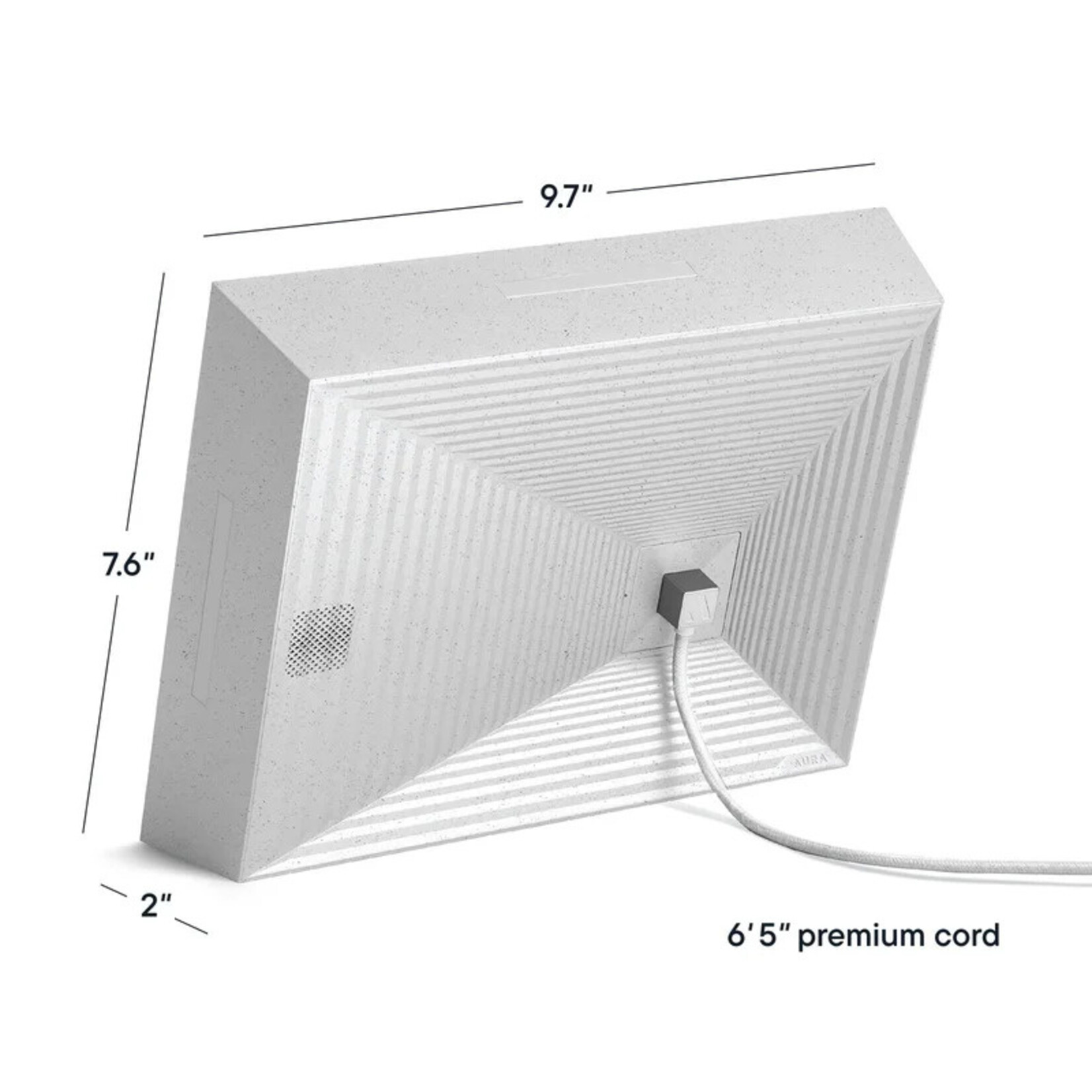 Aura Mason Digital Frame White