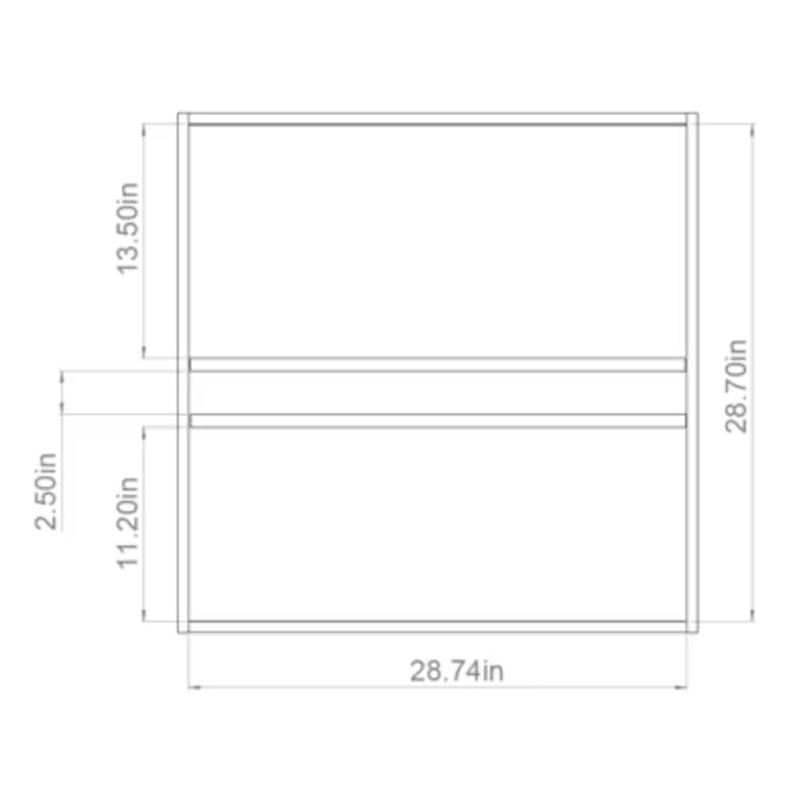 2 Door Grey Kitchen Cabinet