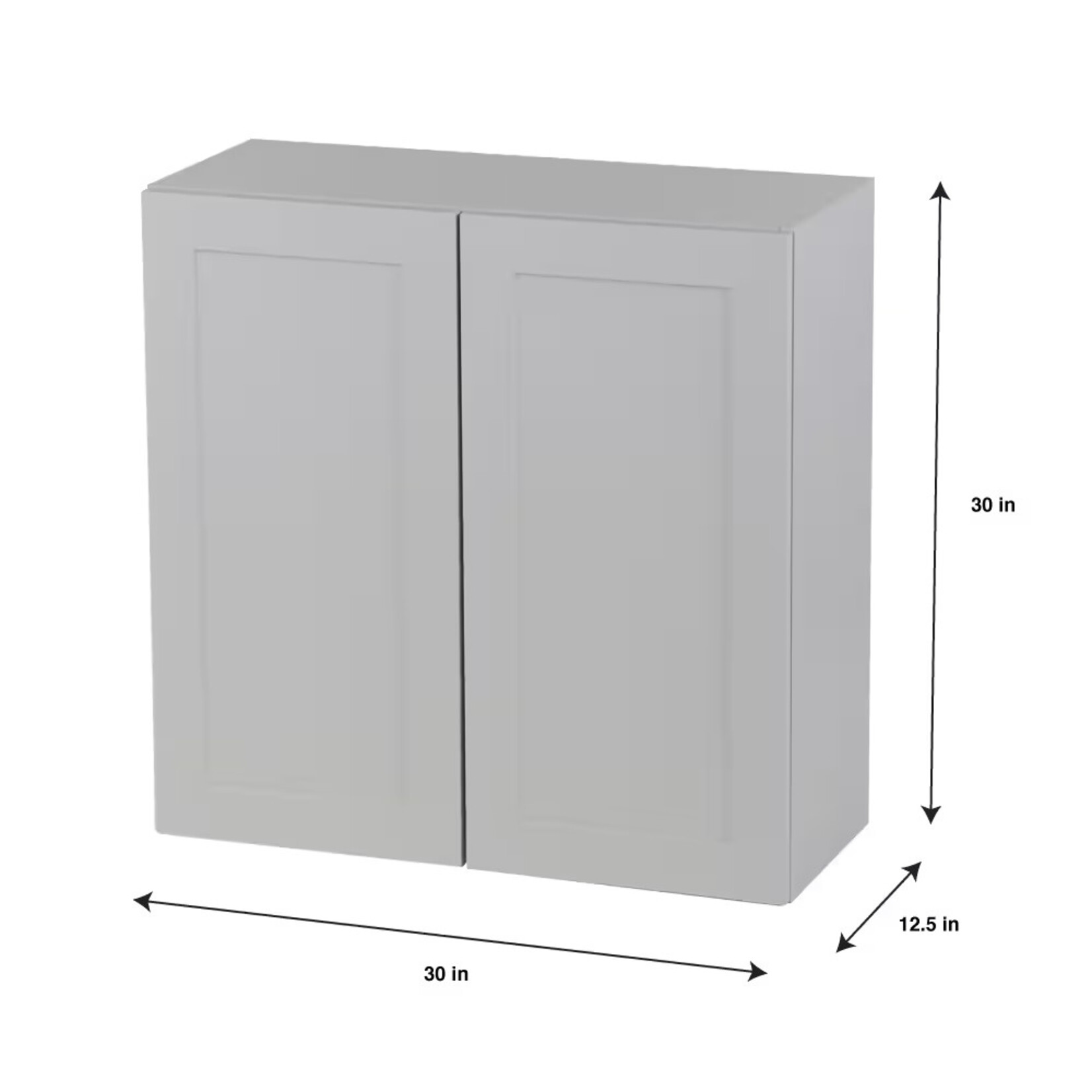 2 Door Grey Kitchen Cabinet