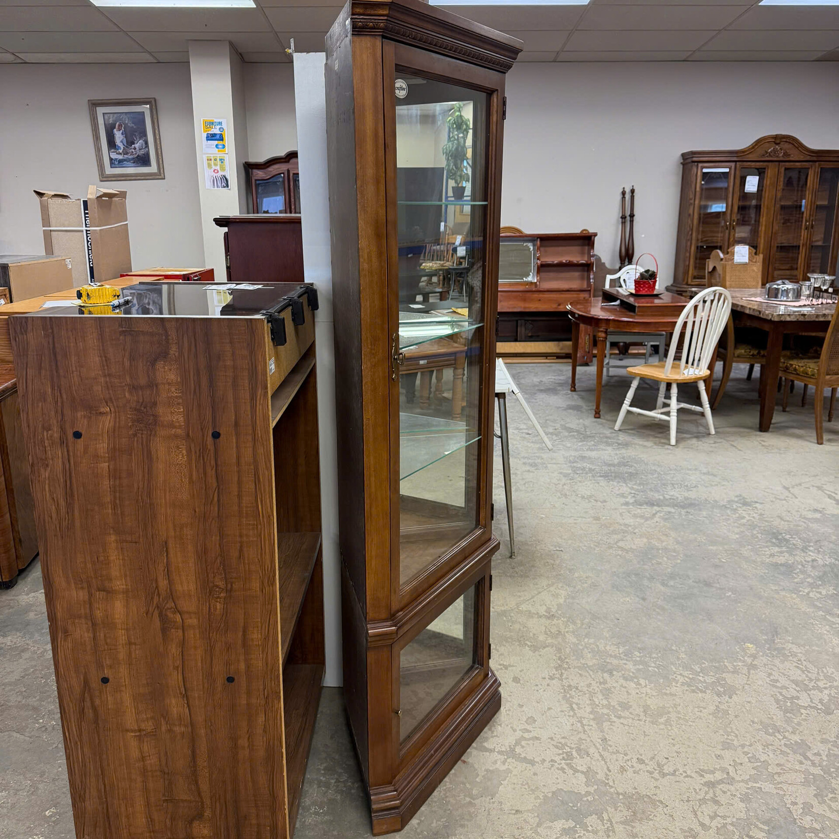 Glass Corner China Cabinet