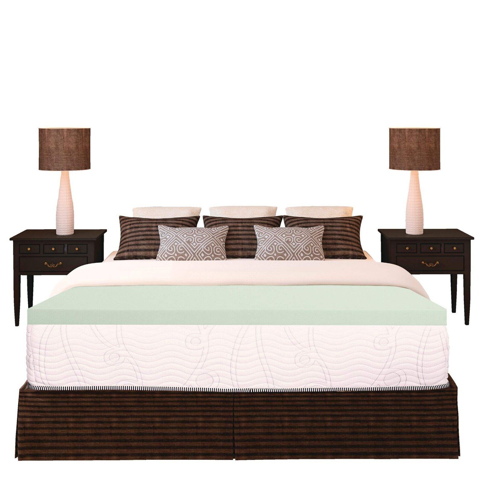 Queen Memory Foam Topper