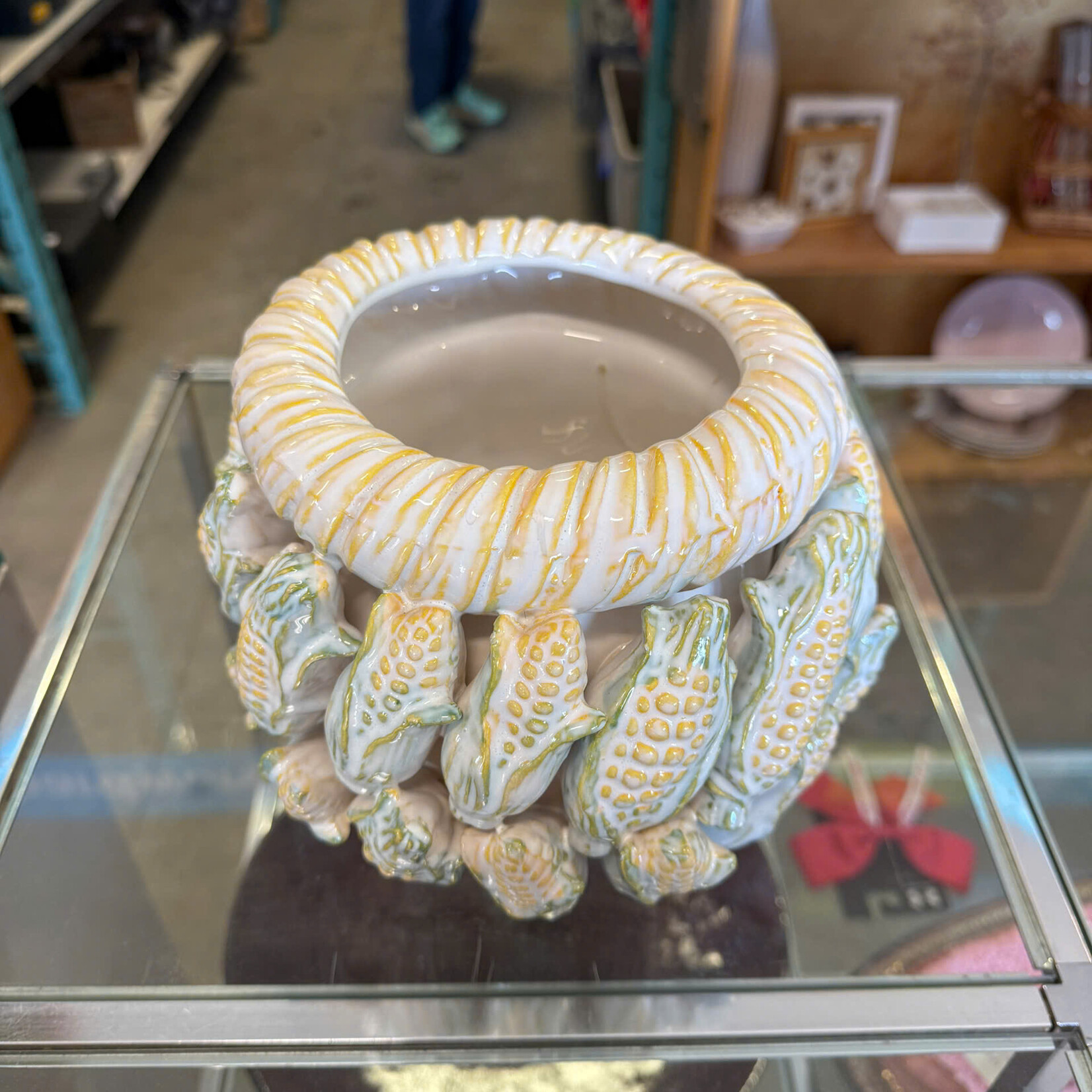 Handcrafted Ceramic Corn Bowl