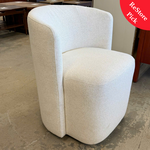 Upholstered Rolling Chair