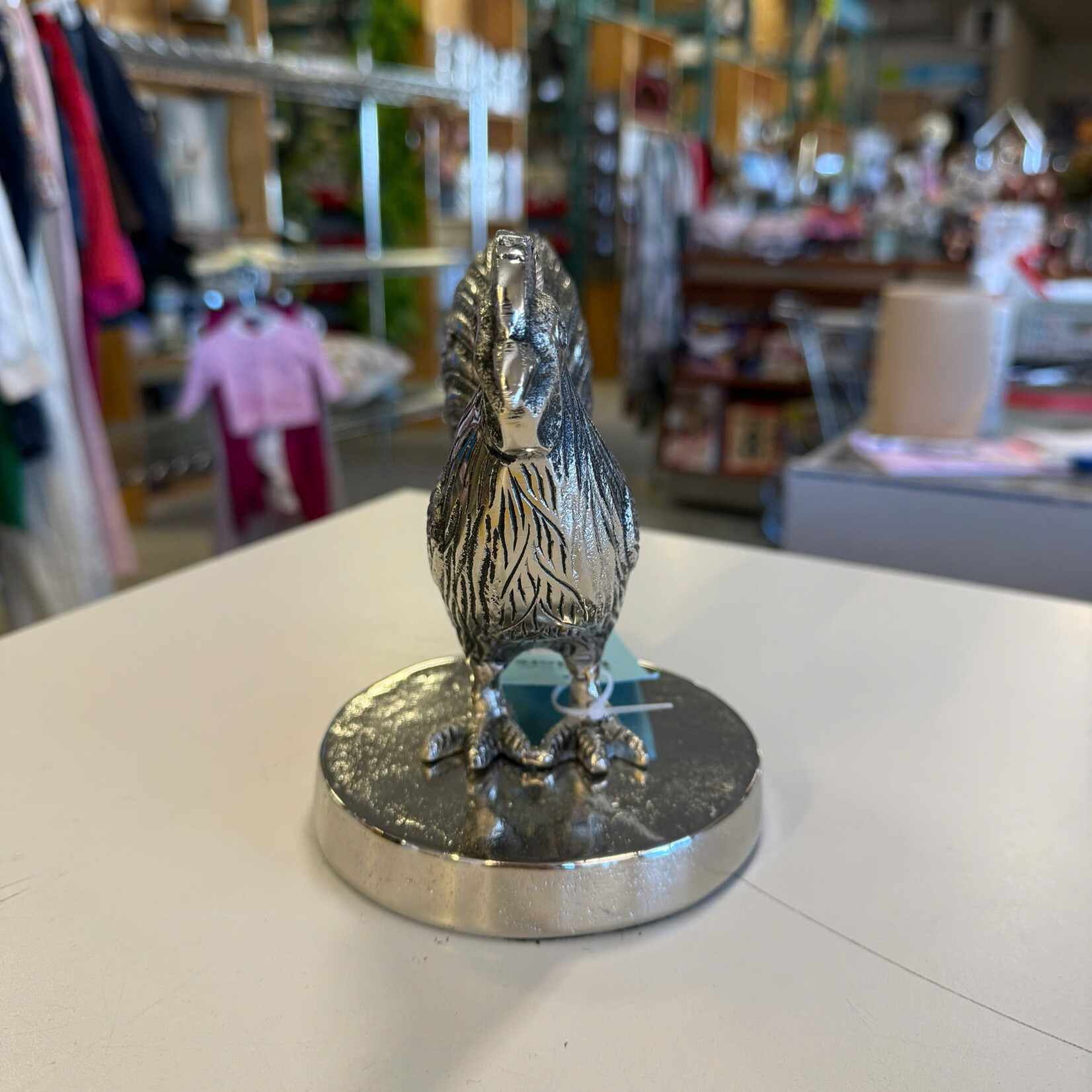 Metal Chicken Statue