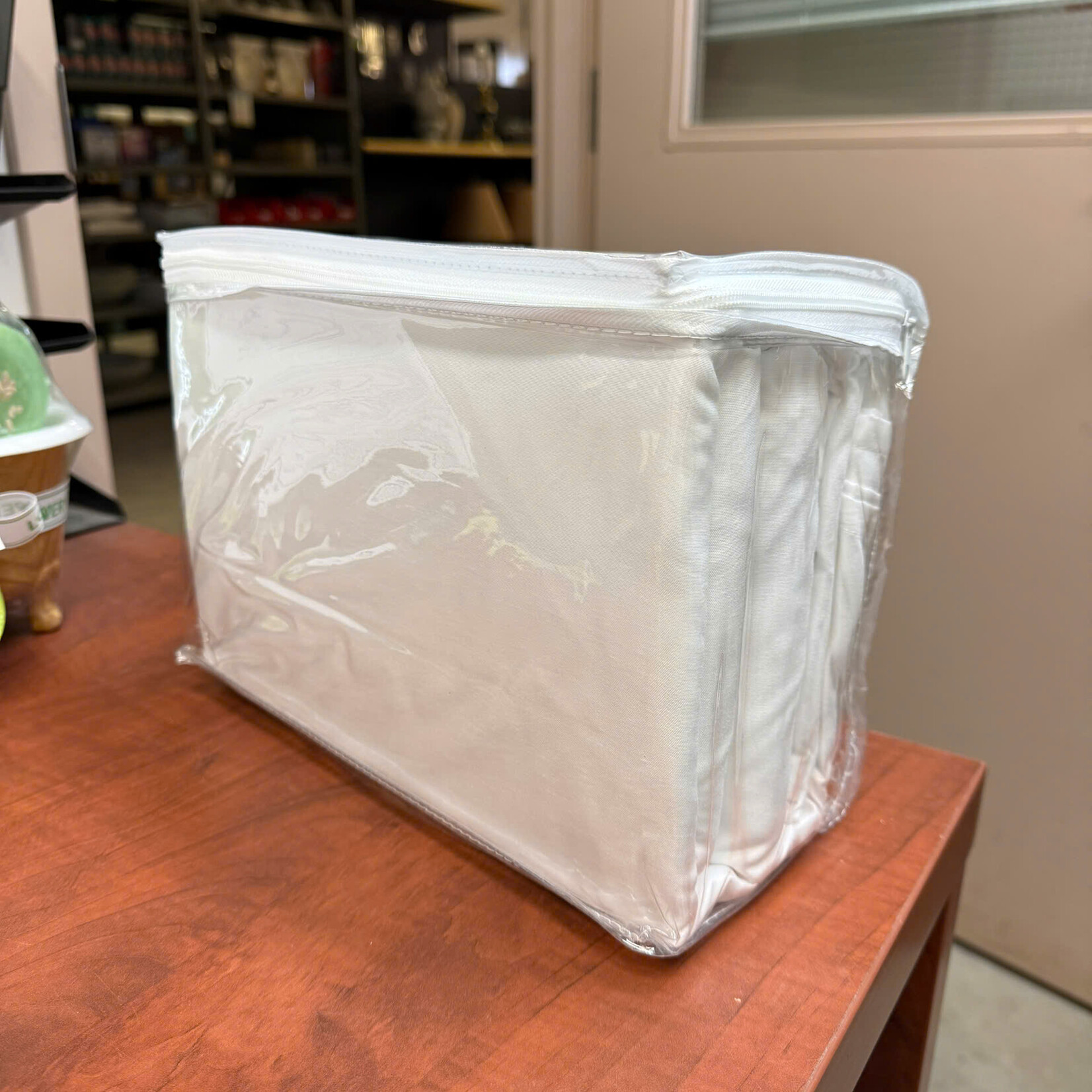 White Short Queen Sheet Set