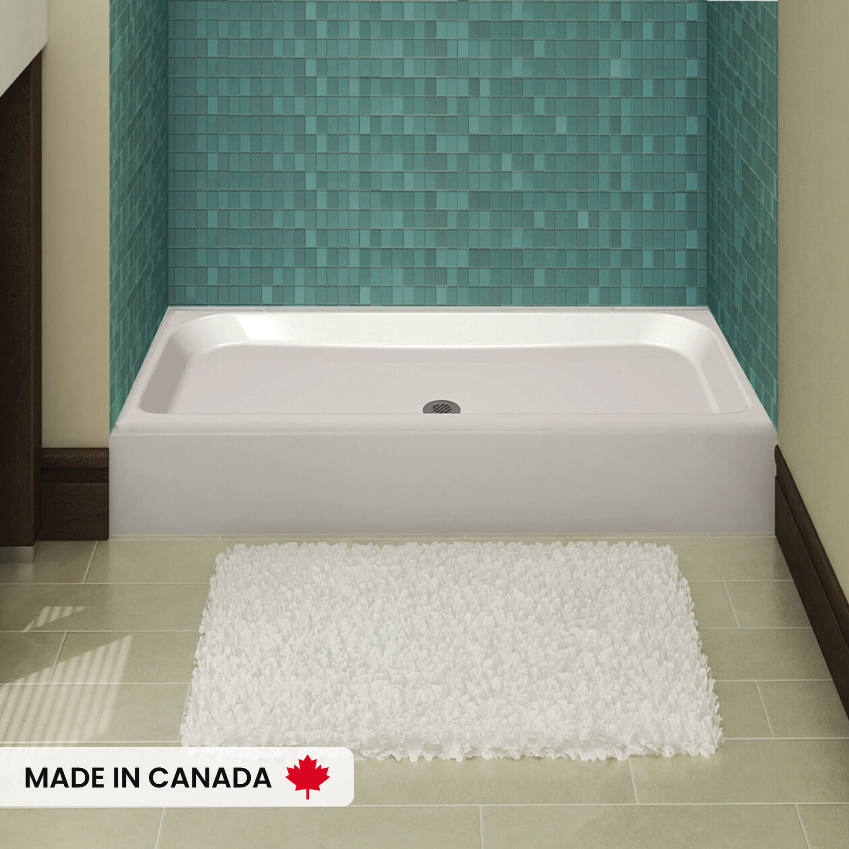 60L x 32W x 7H Shower Base