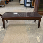 Glossy Dark Brown Coffee Table