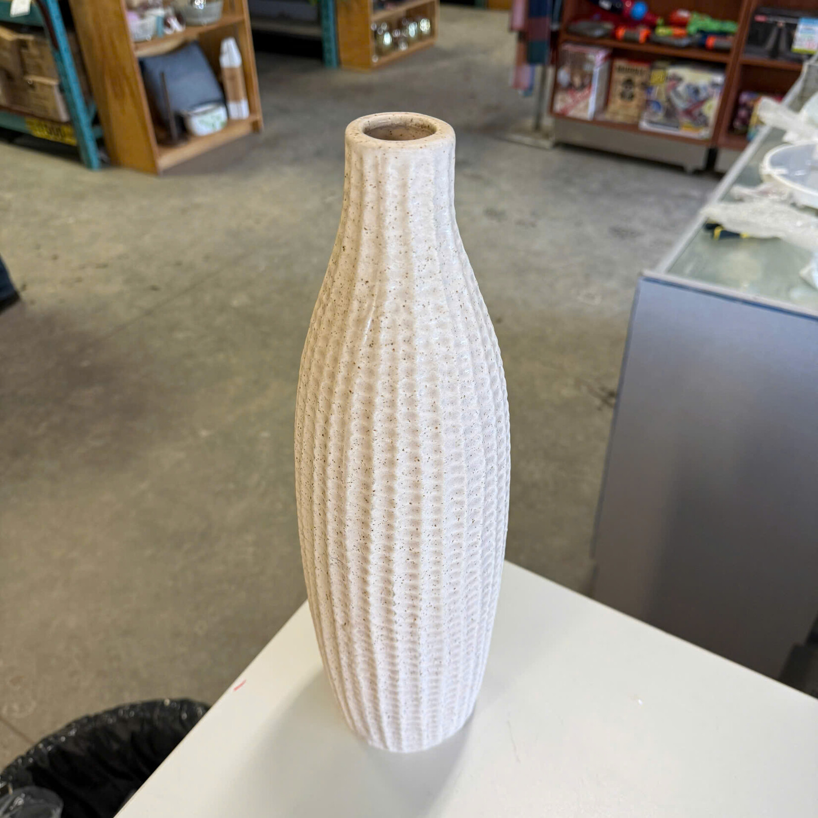 Beige Ceramic Vase