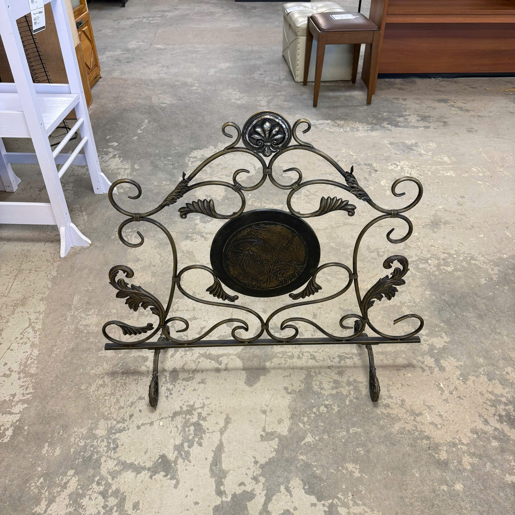 Vintage Fireplace Screen