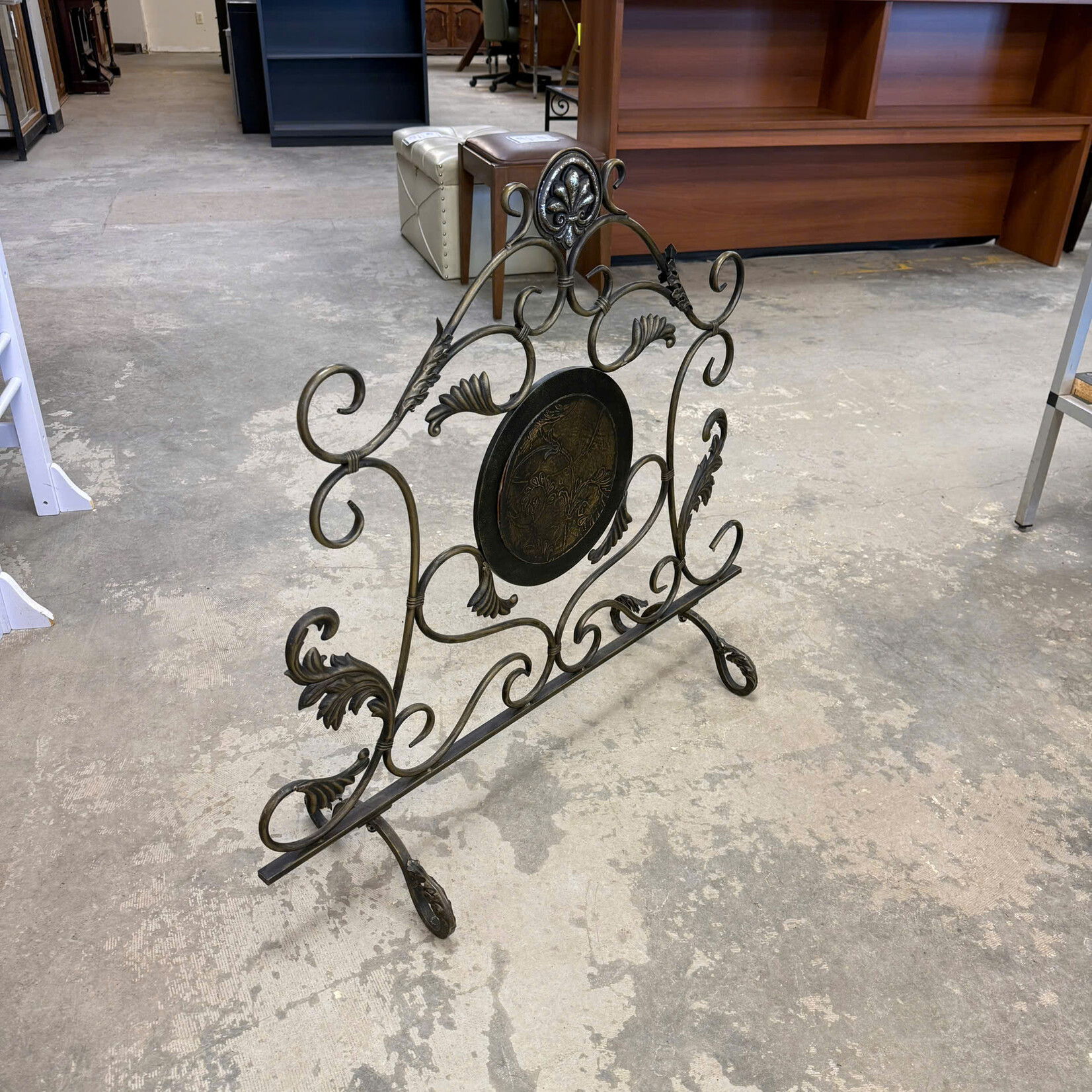 Vintage Fireplace Screen