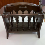 Vintage  Wooden Magazine Rack