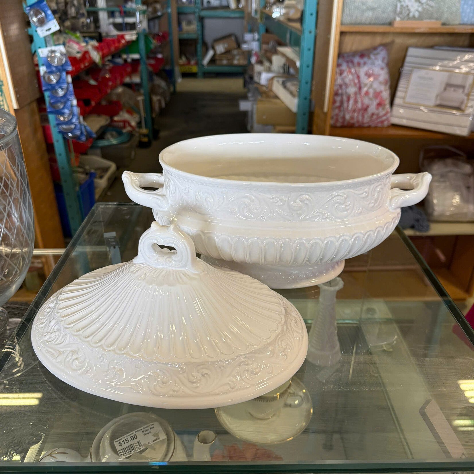 White Ceramic Tureen