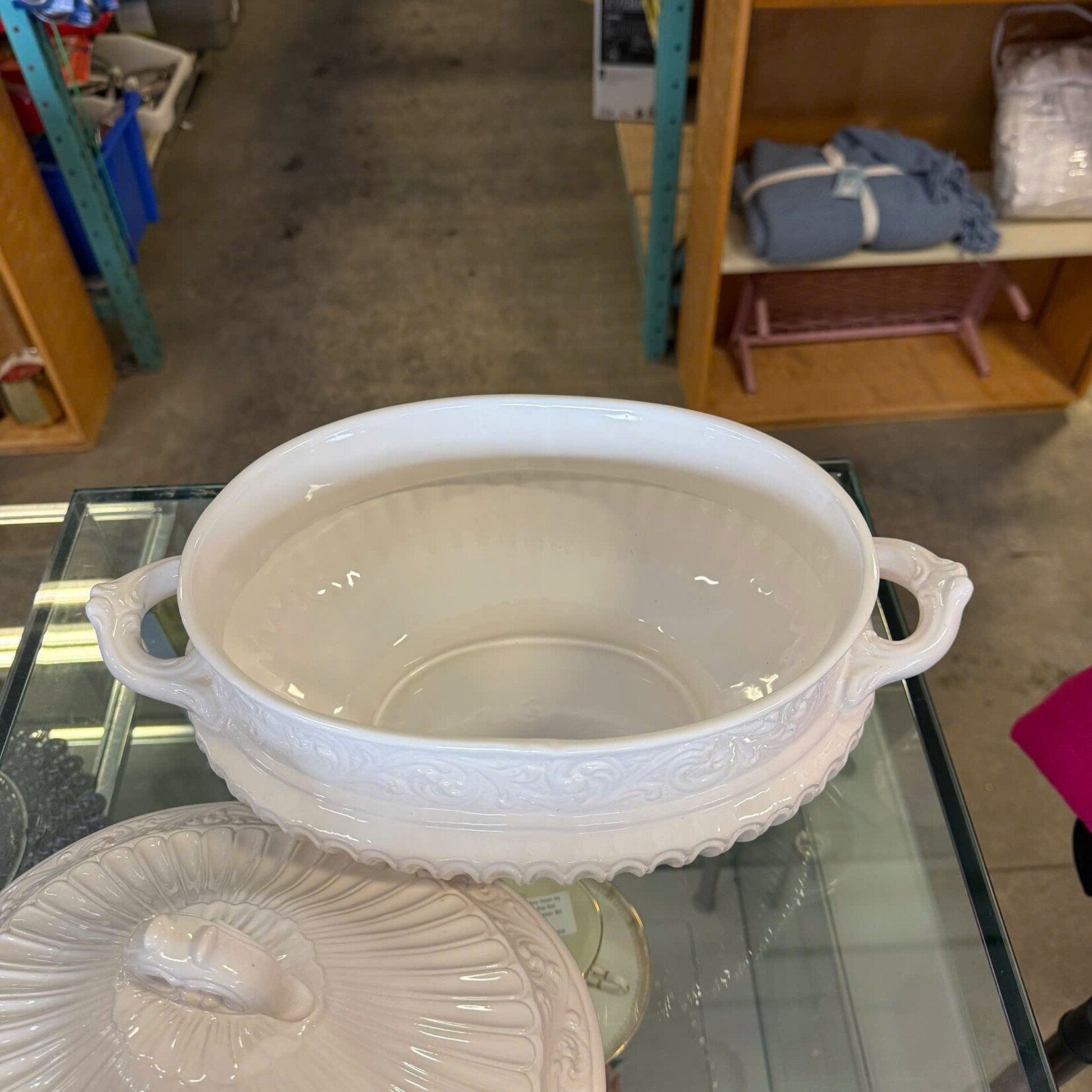 White Ceramic Tureen