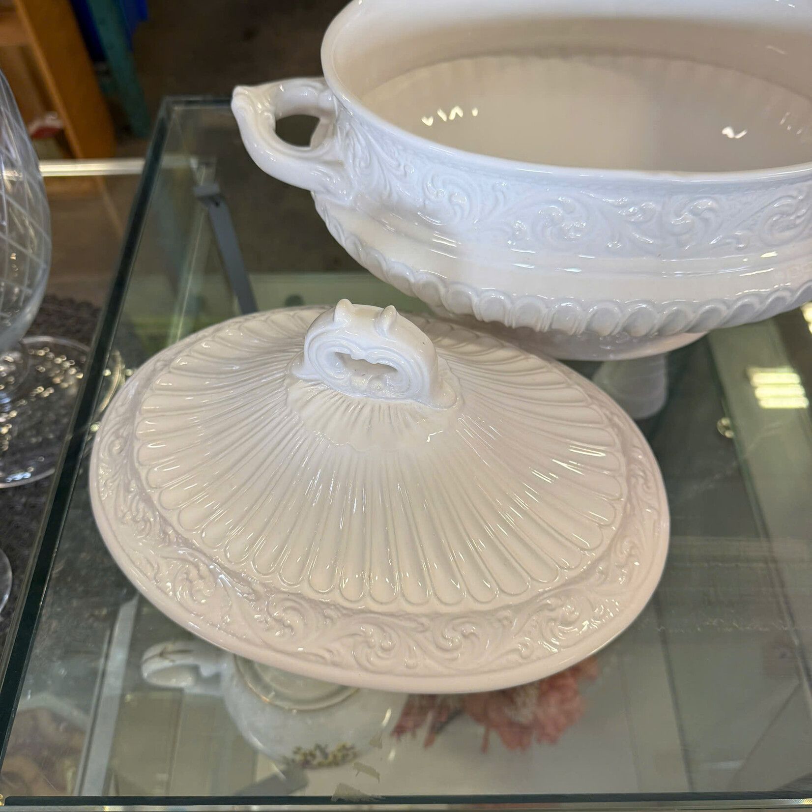 White Ceramic Tureen