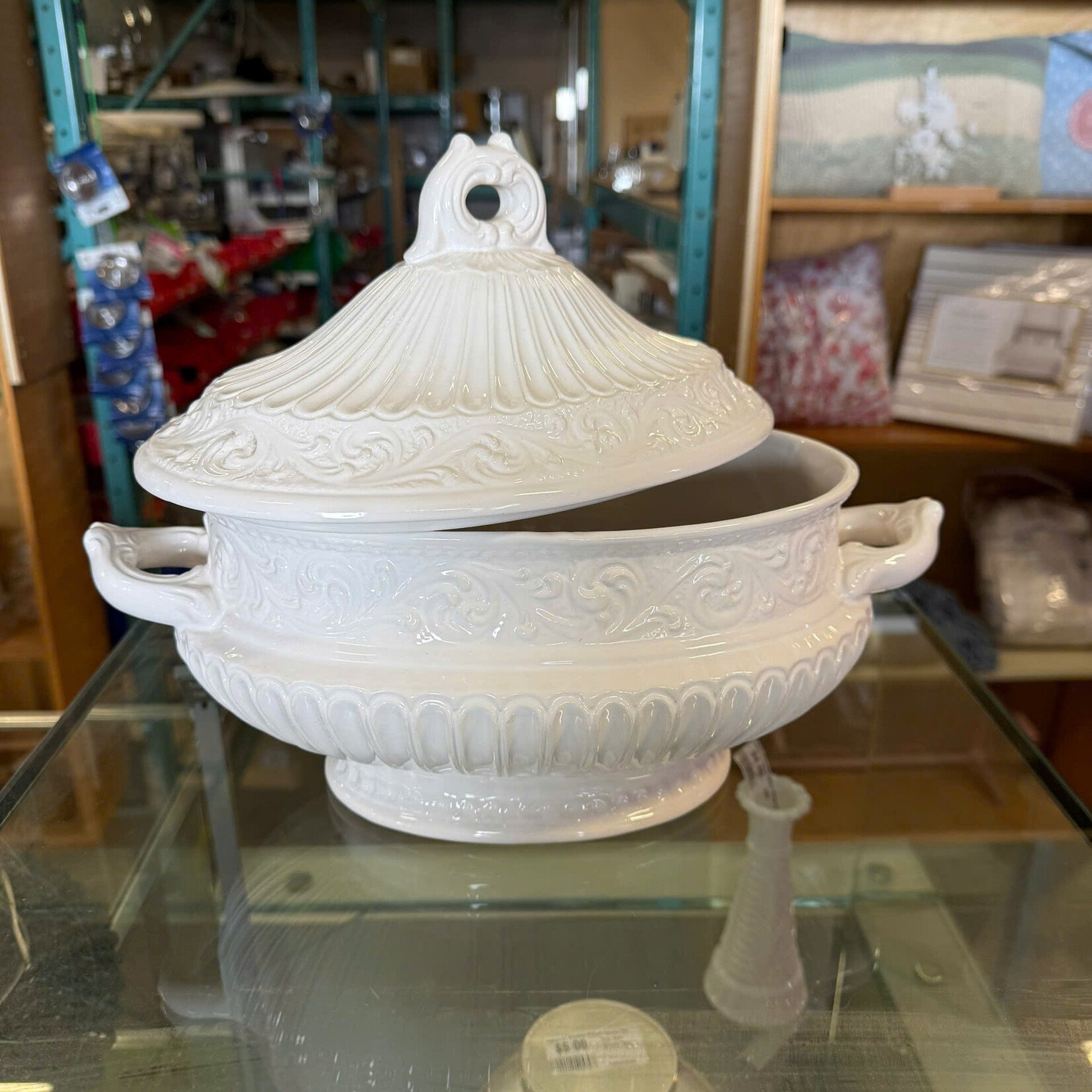 White Ceramic Tureen
