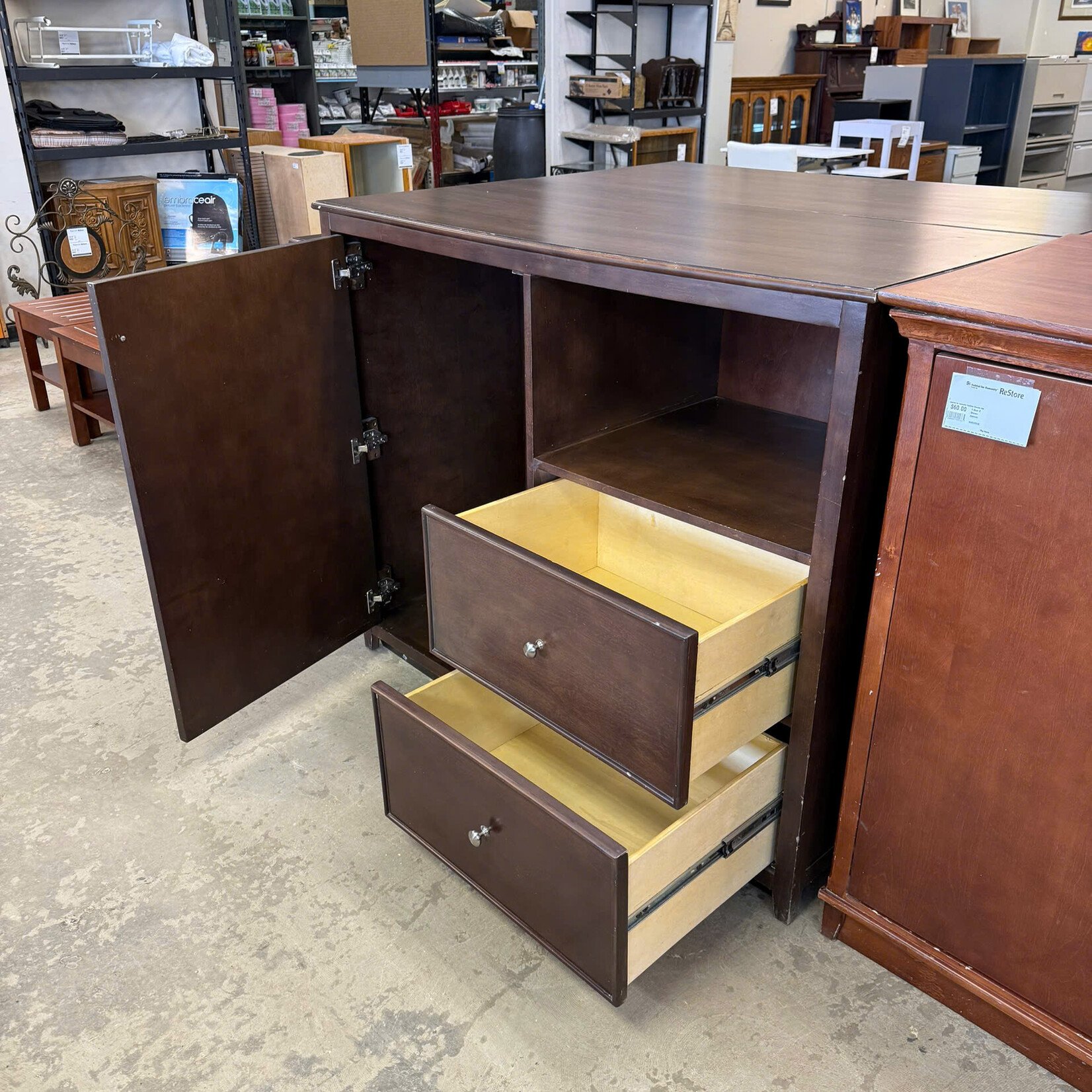 1 Door 2 Drawer Cabinet