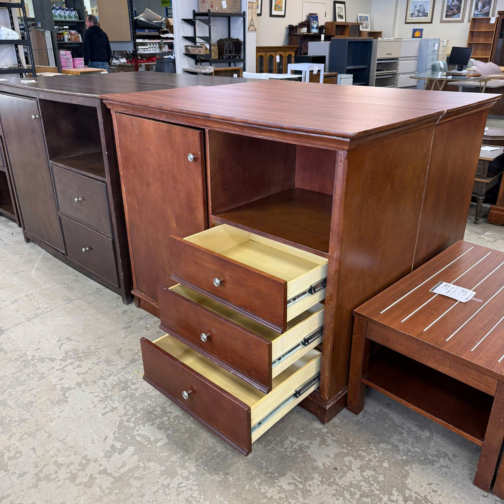 1 Door 3 Drawer Cabinet