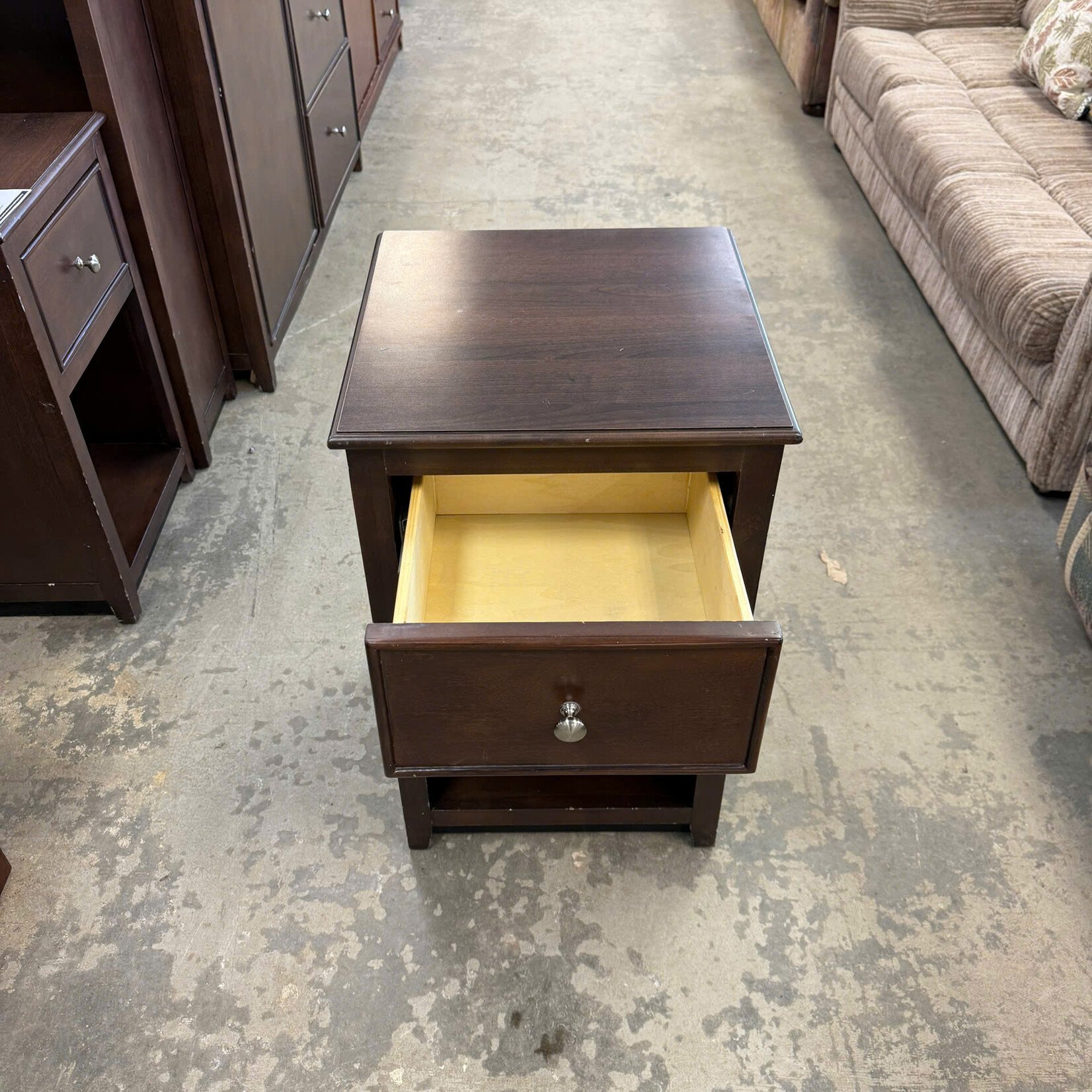 Dark Brown Nightstand