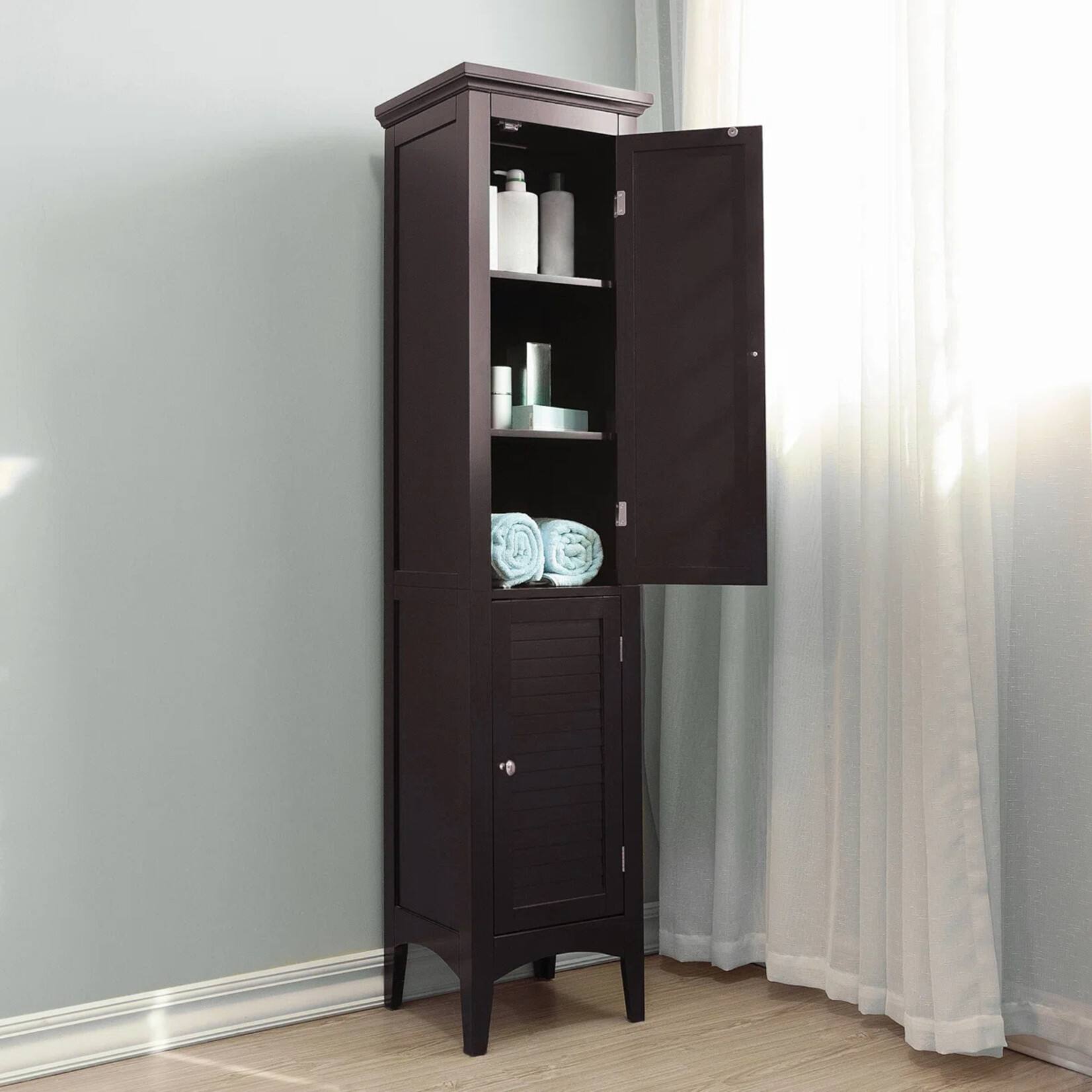 2 Door Tall Tower Cabinet