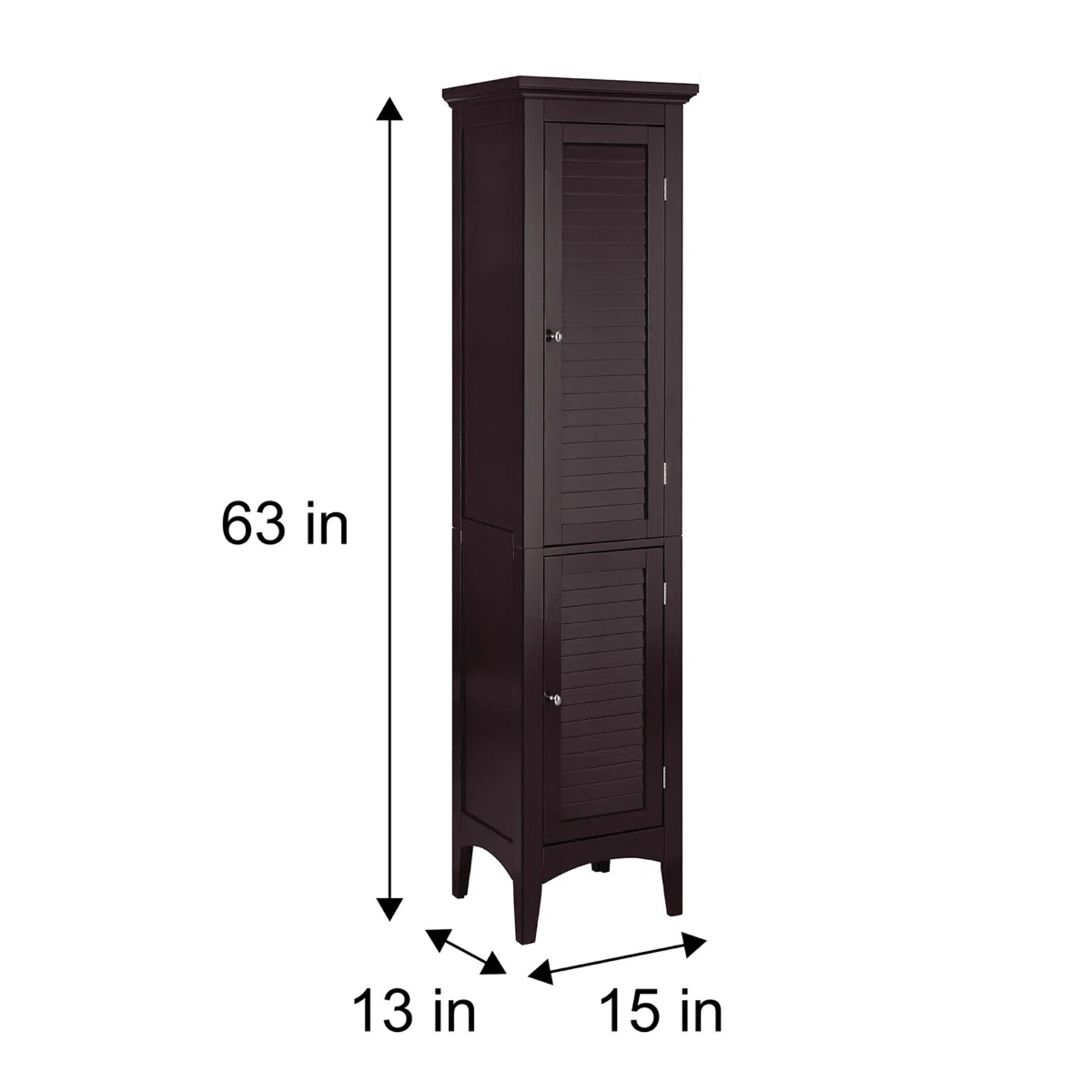 2 Door Tall Tower Cabinet