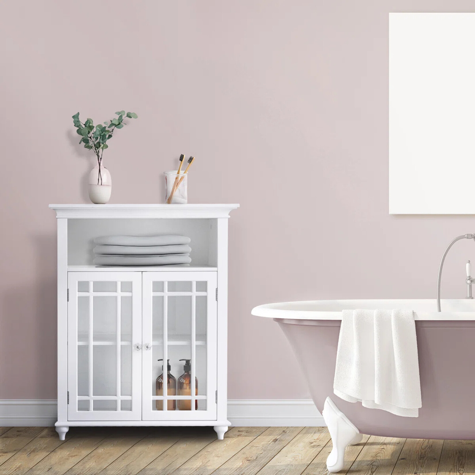 Freestanding Two-Door Cabinet