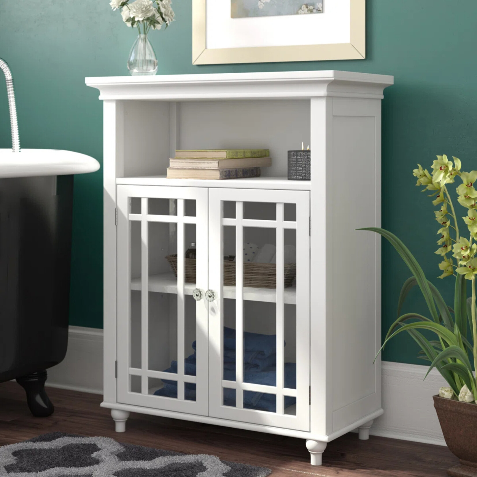 Freestanding Two-Door Cabinet