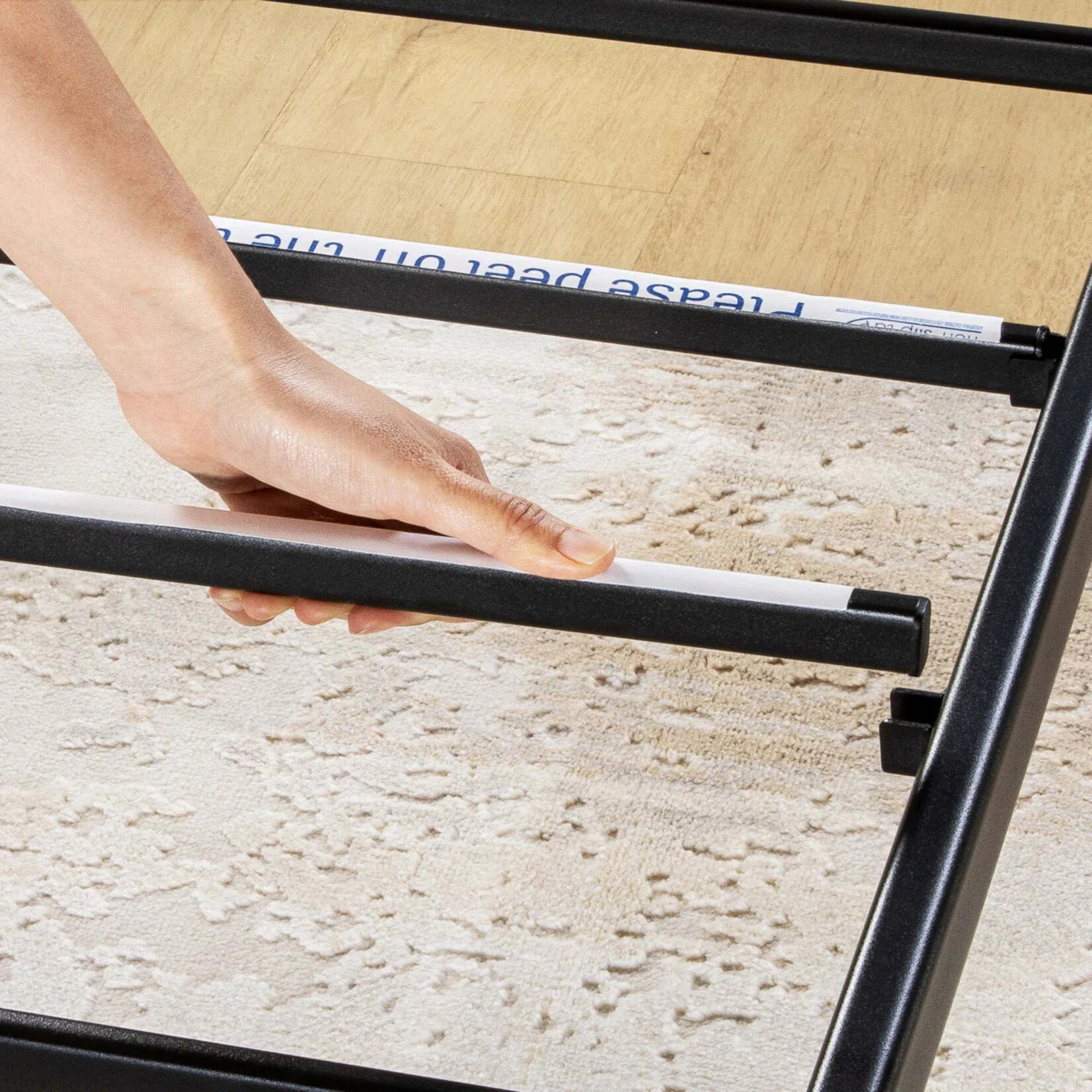 Messancy Black King Bed Frame