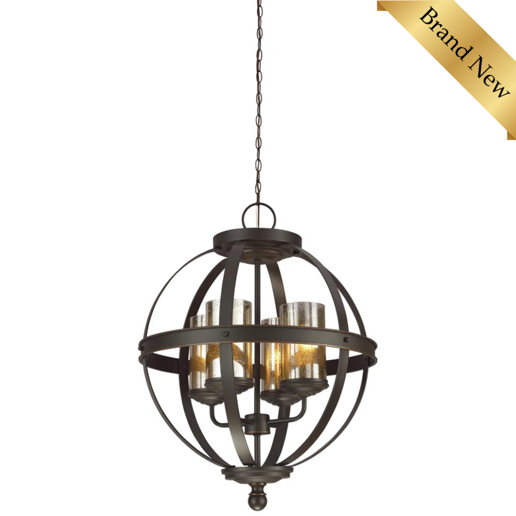 WayFair Canada 4 - Light Lantern Globe Chandelier