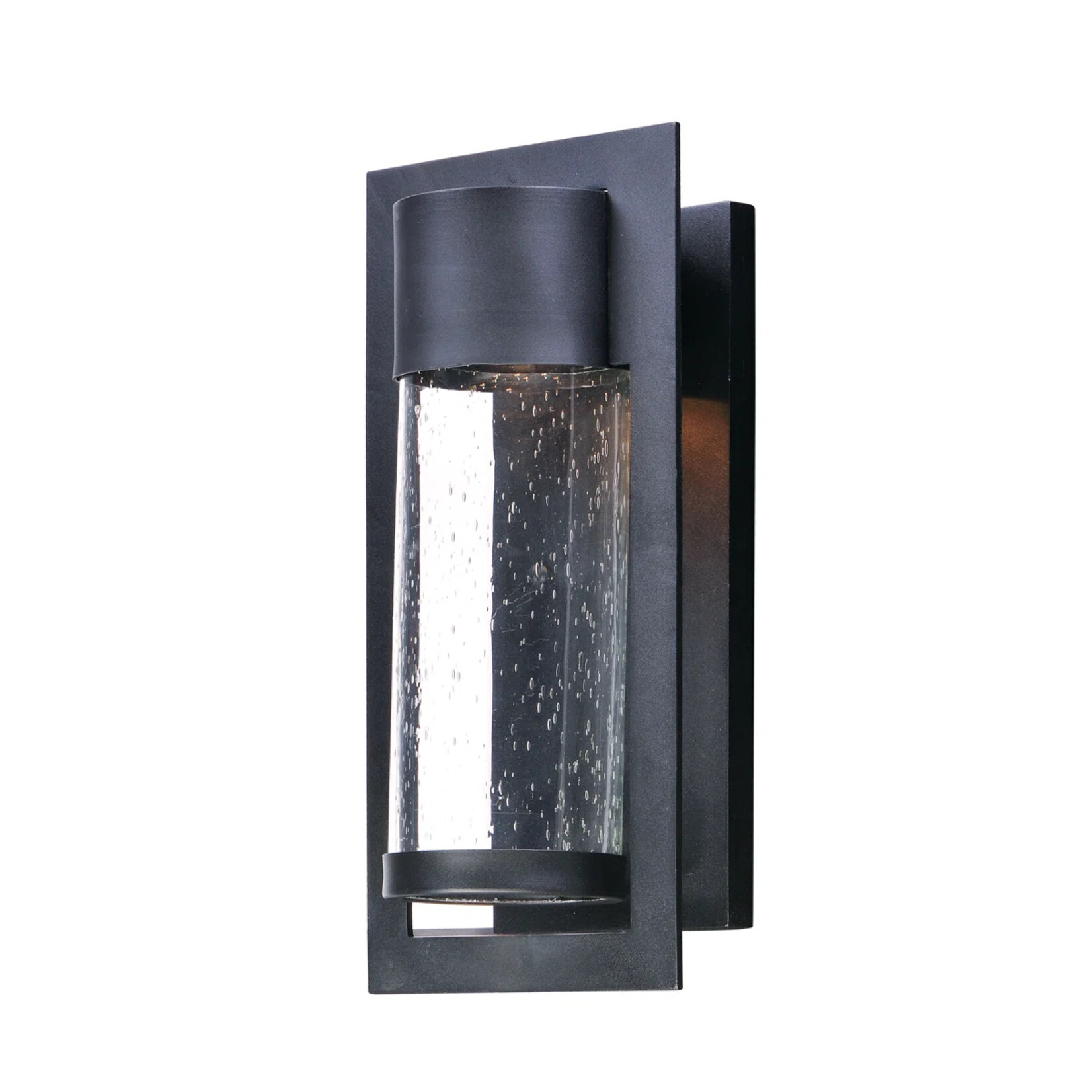 Gullo Black Seeded Glass Flush Mount