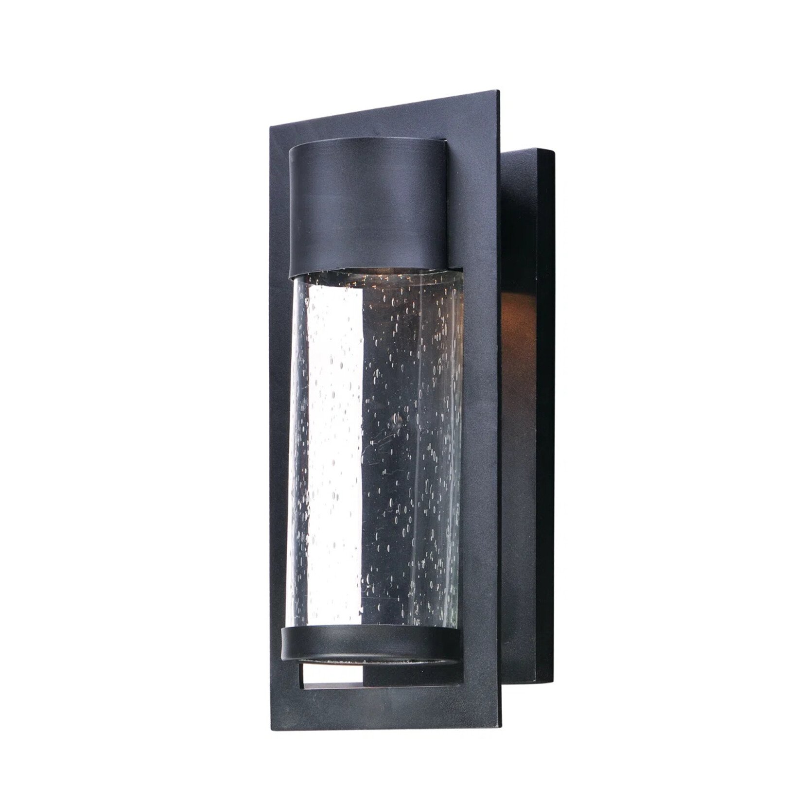 WayFair Canada Gullo Black Seeded Glass Flush Mount