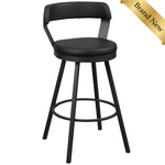 WayFair Canada Laub Black Swivel Bar Stool