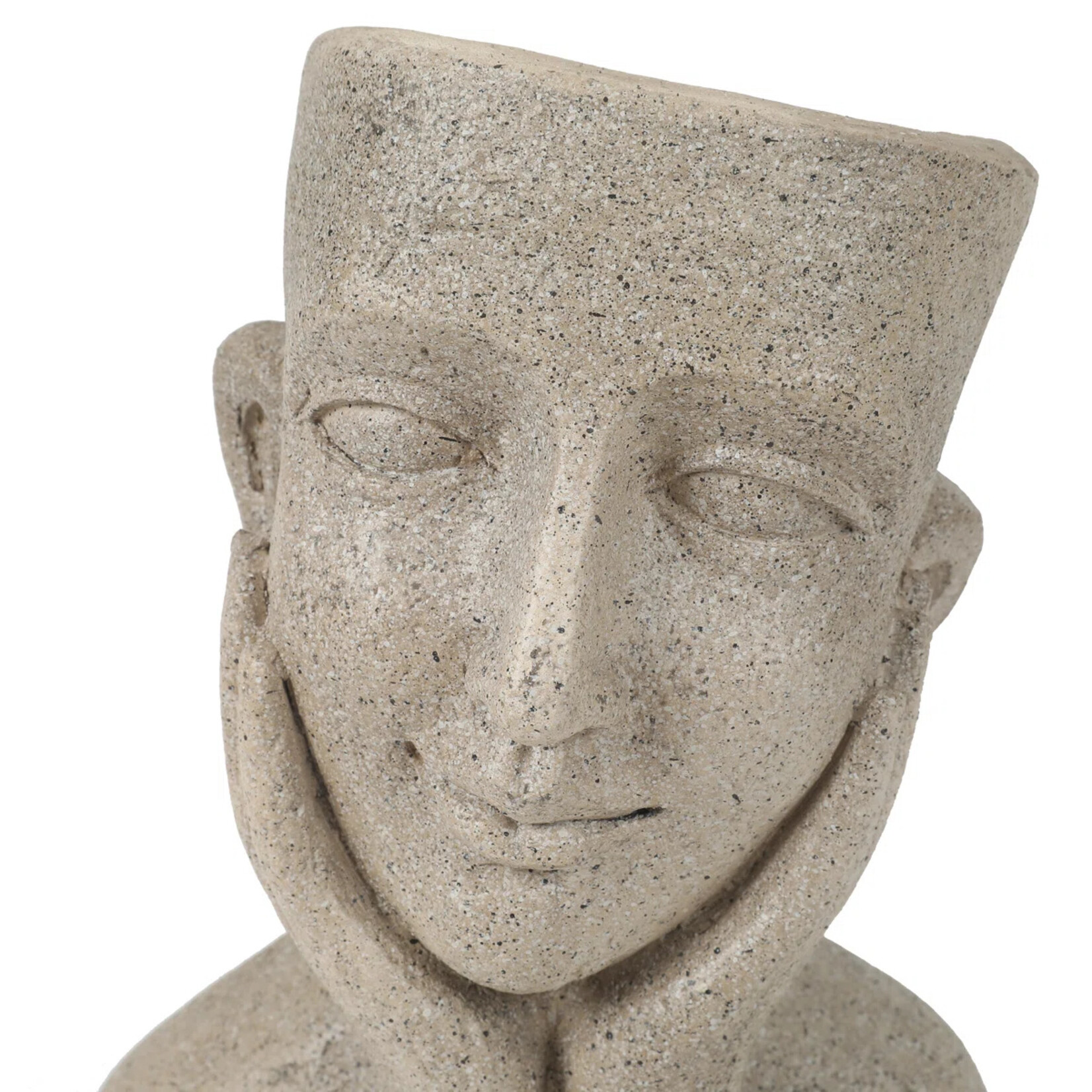 WayFair Canada Brie Happy Face Bust Head Planter Handmade Indoor Outdoor Statue Planter - WHPL1214