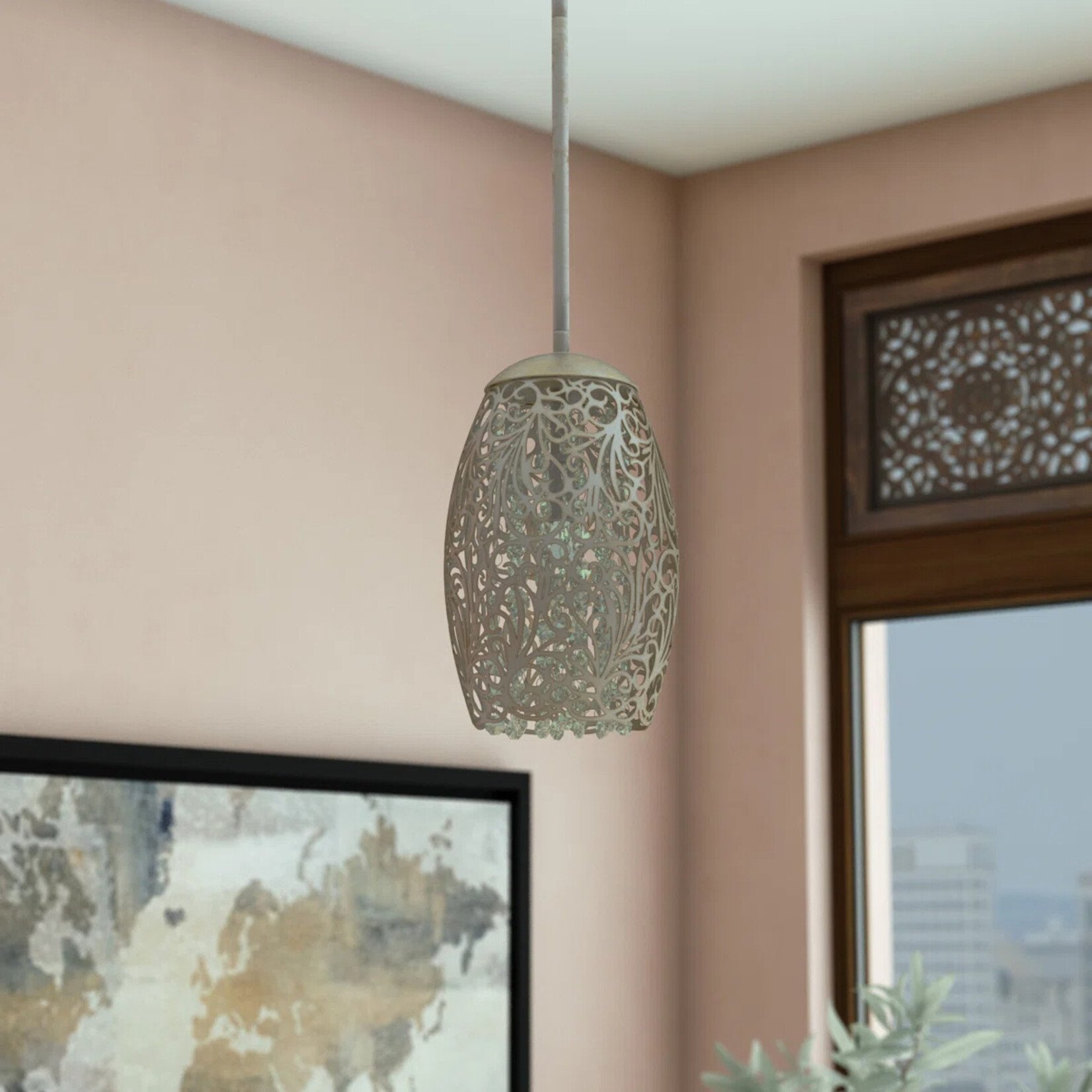 WayFair Canada Strattenburg Single Cylinder Pendant