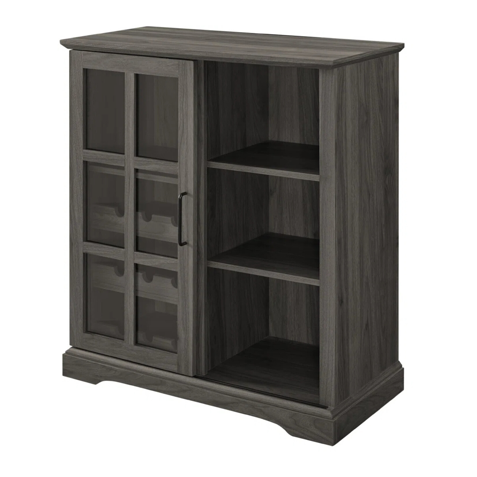 Sliding Door Bar w Wine Storage